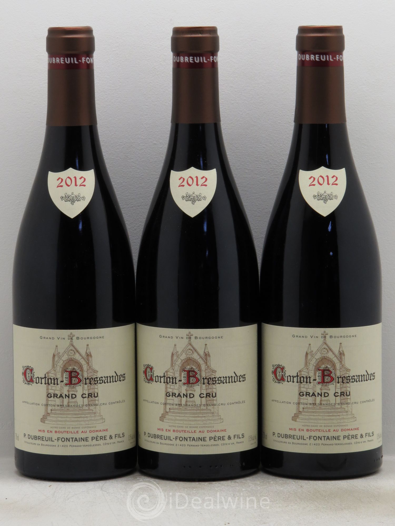 Corton Grand Cru 2012 - Posten von 3 Flaschen - 0