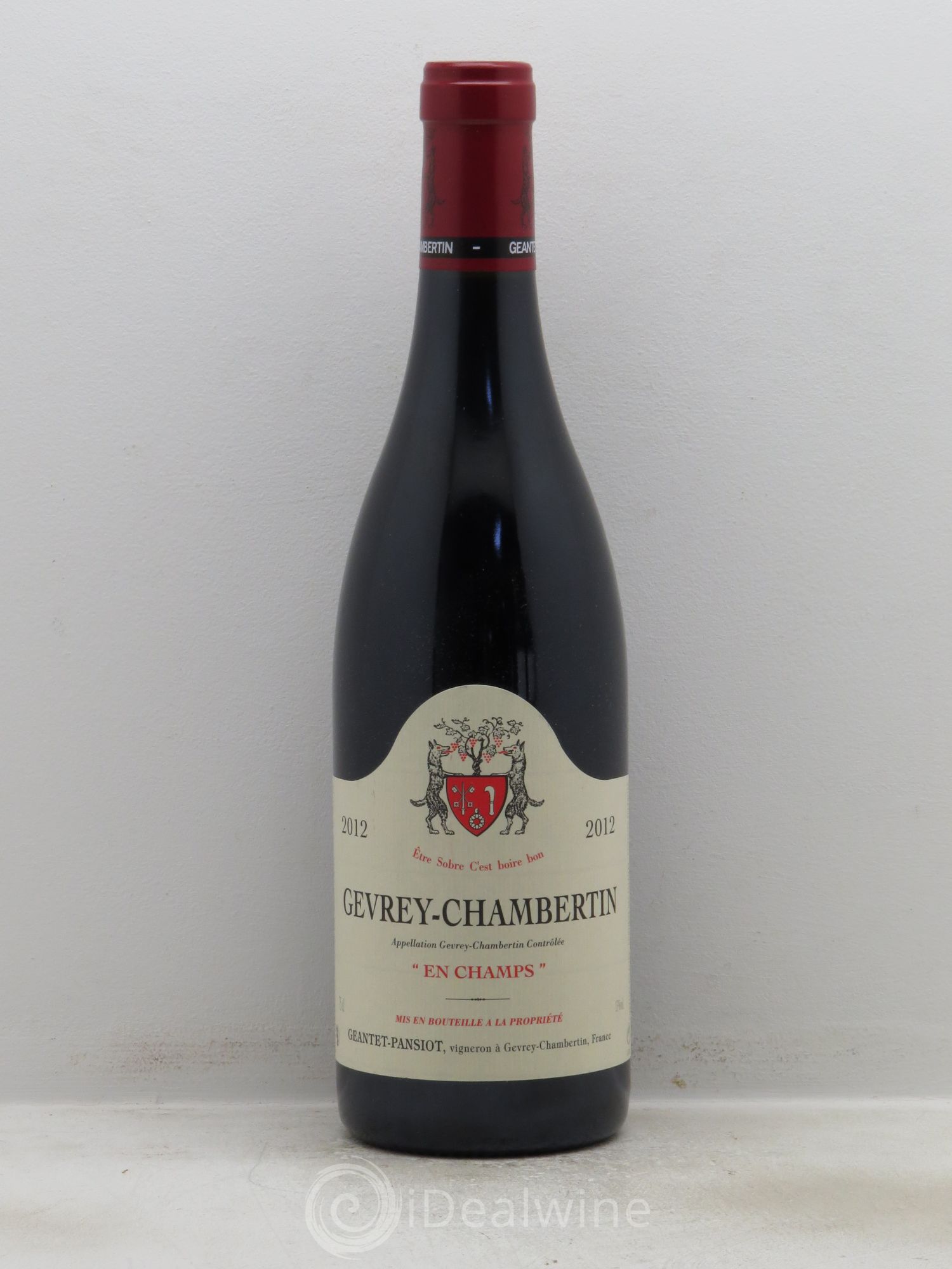 Gevrey-Chambertin En Champs Geantet-Pansiot 2012 - Lot de 1 bouteille - 0