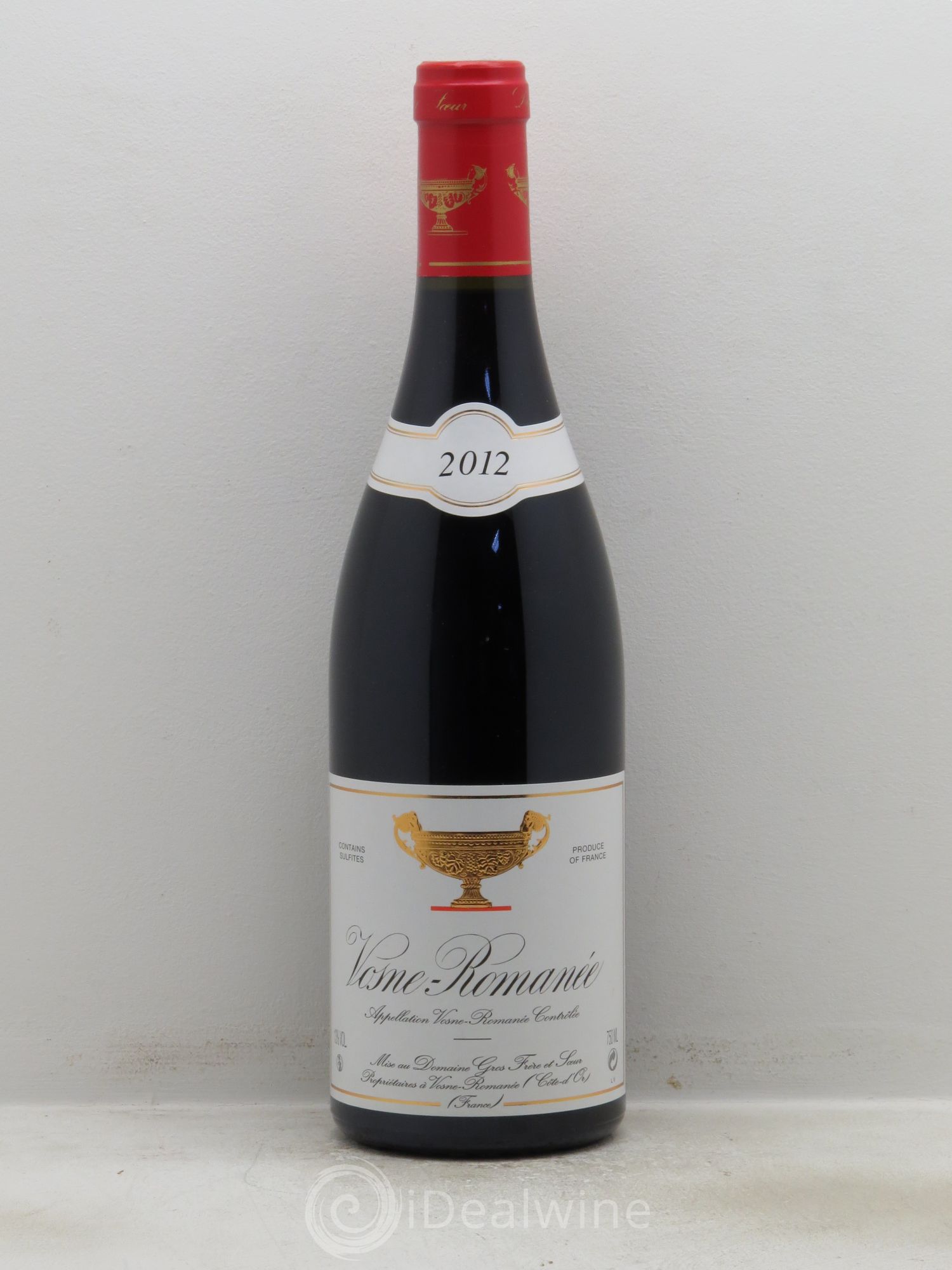 Vosne-Romanée Gros Frère & Soeur 2012 - Lot de 6 bouteilles - 0