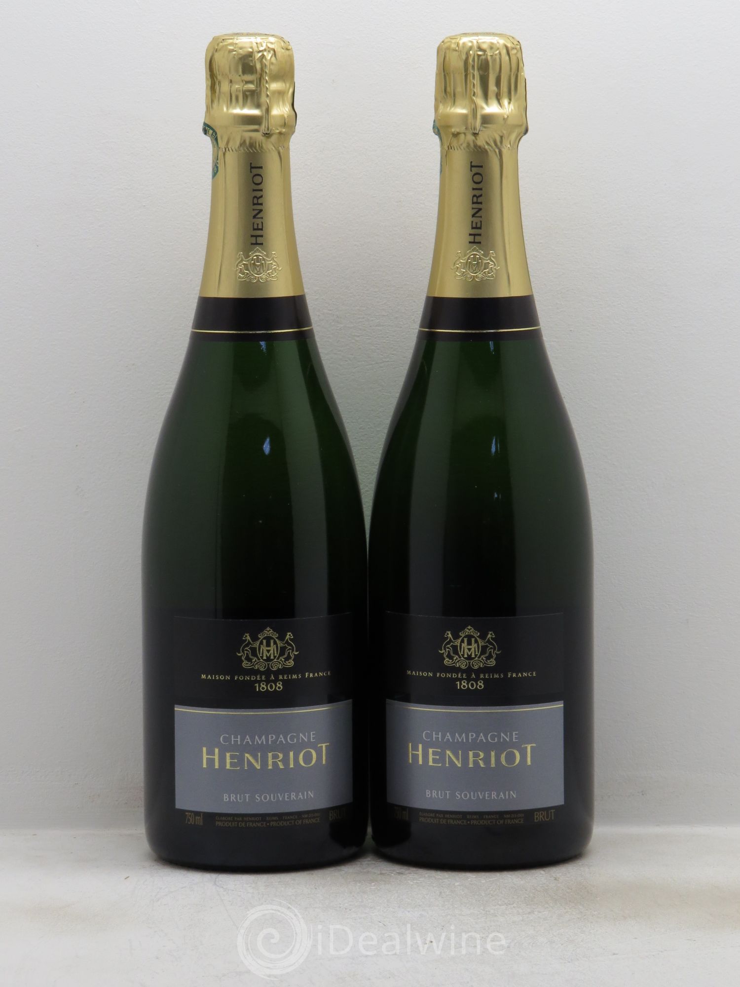 Champagne Henriot - Posten von 2 Flaschen - 0