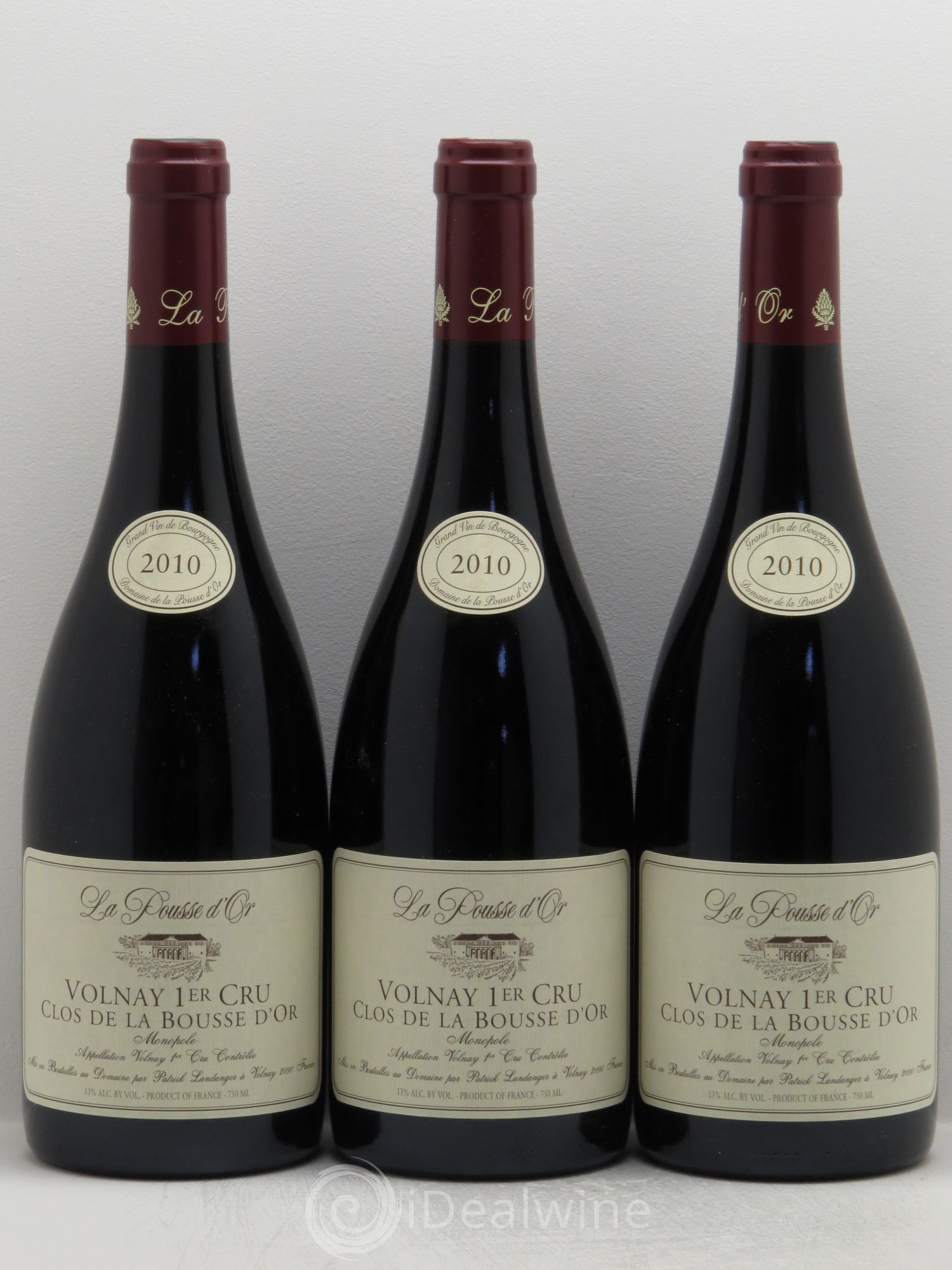 Volnay 1er Cru Clos de la Bousse d'Or La Pousse d'Or (Domaine de) 2010 - Lot de 3 bouteilles - 0