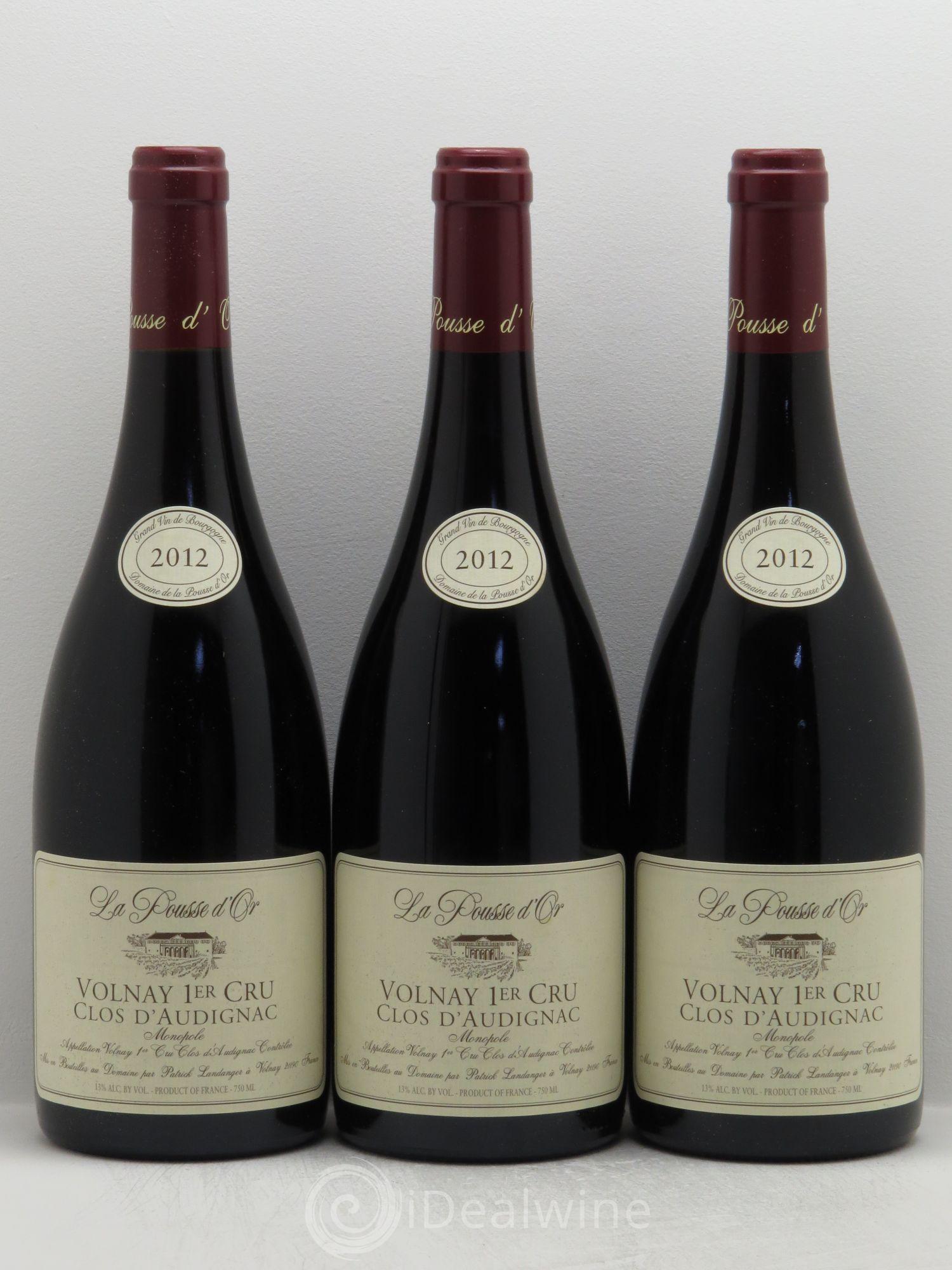 Volnay 1er Cru Clos d'Audignac La Pousse d'Or (Domaine de) 2012 - Lot de 3 bouteilles - 0