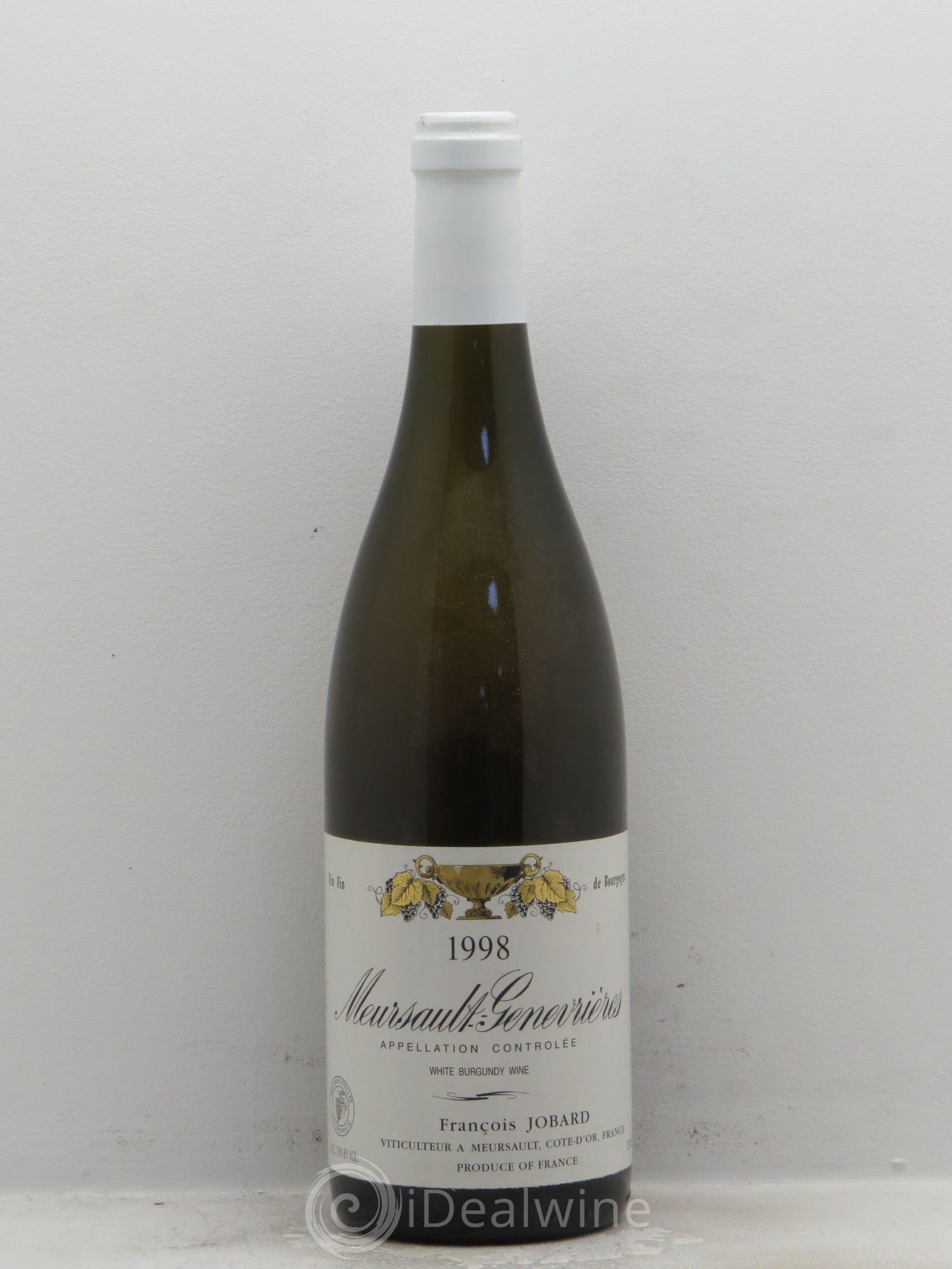 Meursault 1er Cru Genevrières François et Antoine Jobard (Domaine) 1998 - Lot de 1 bouteille - 0