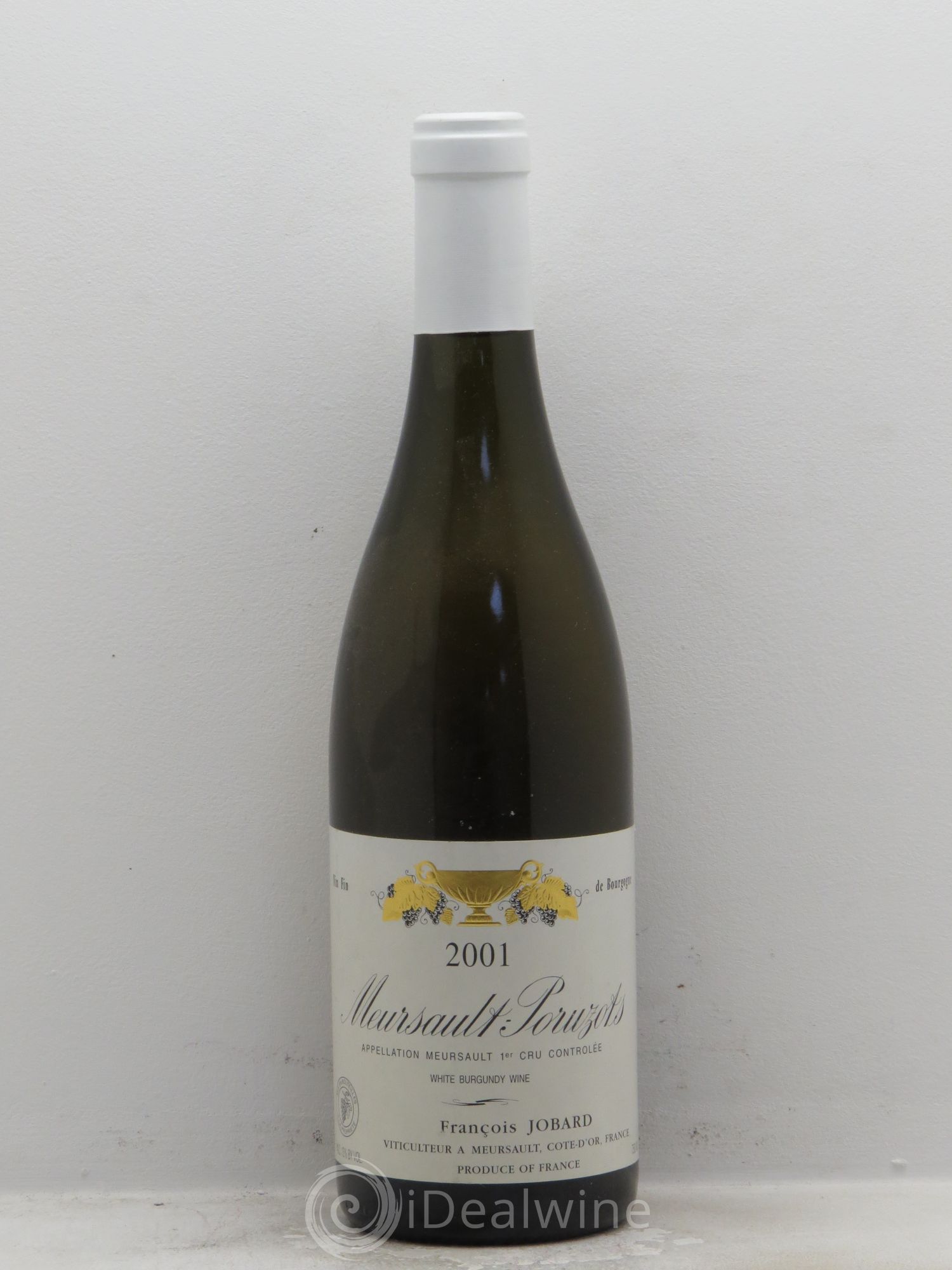 Meursault 1er Cru Poruzots François et Antoine Jobard (Domaine) 2001 - Lot de 1 bouteille - 0