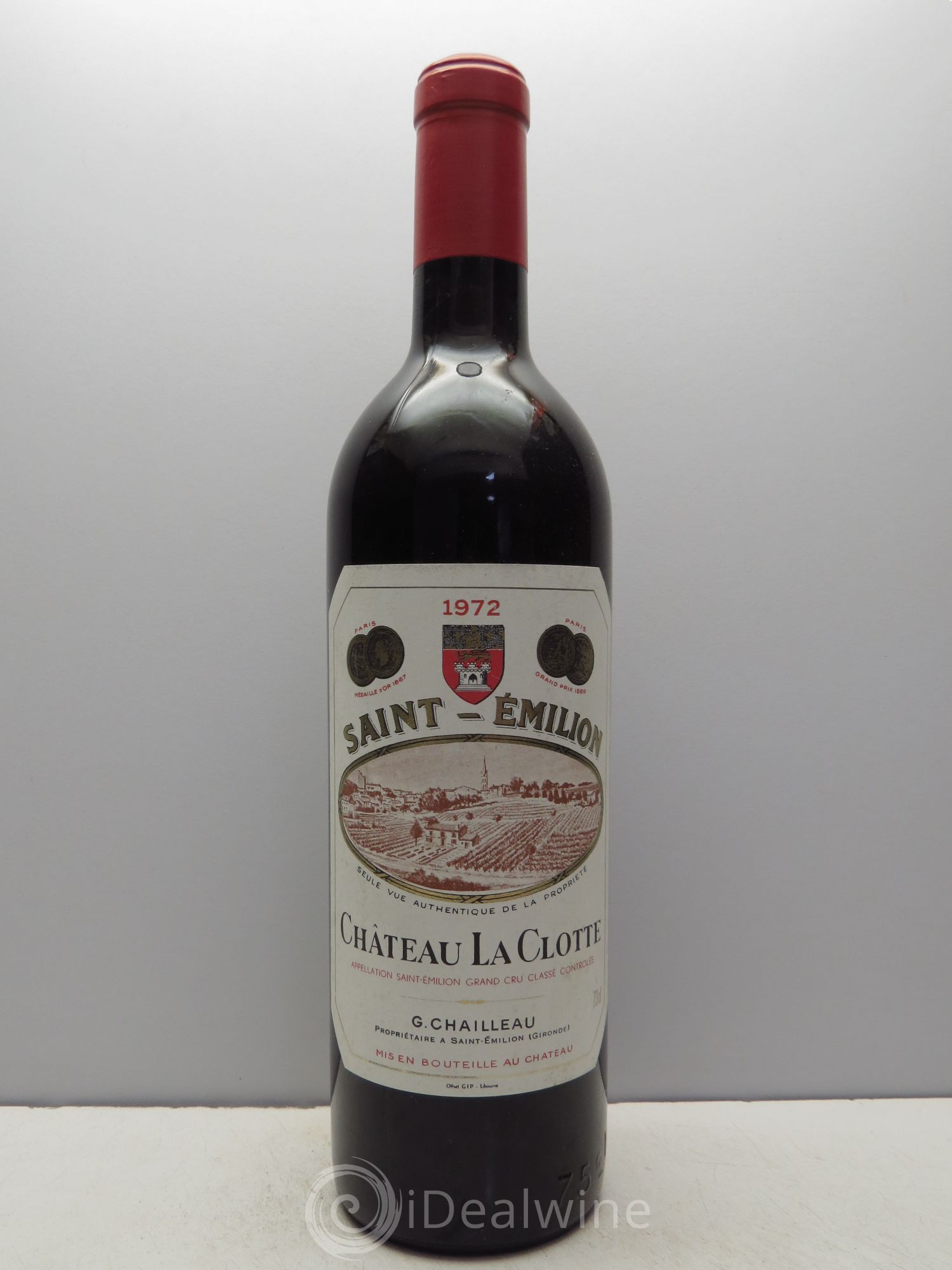 Château la Clotte 1972 - Lot de 1 bouteille - 0