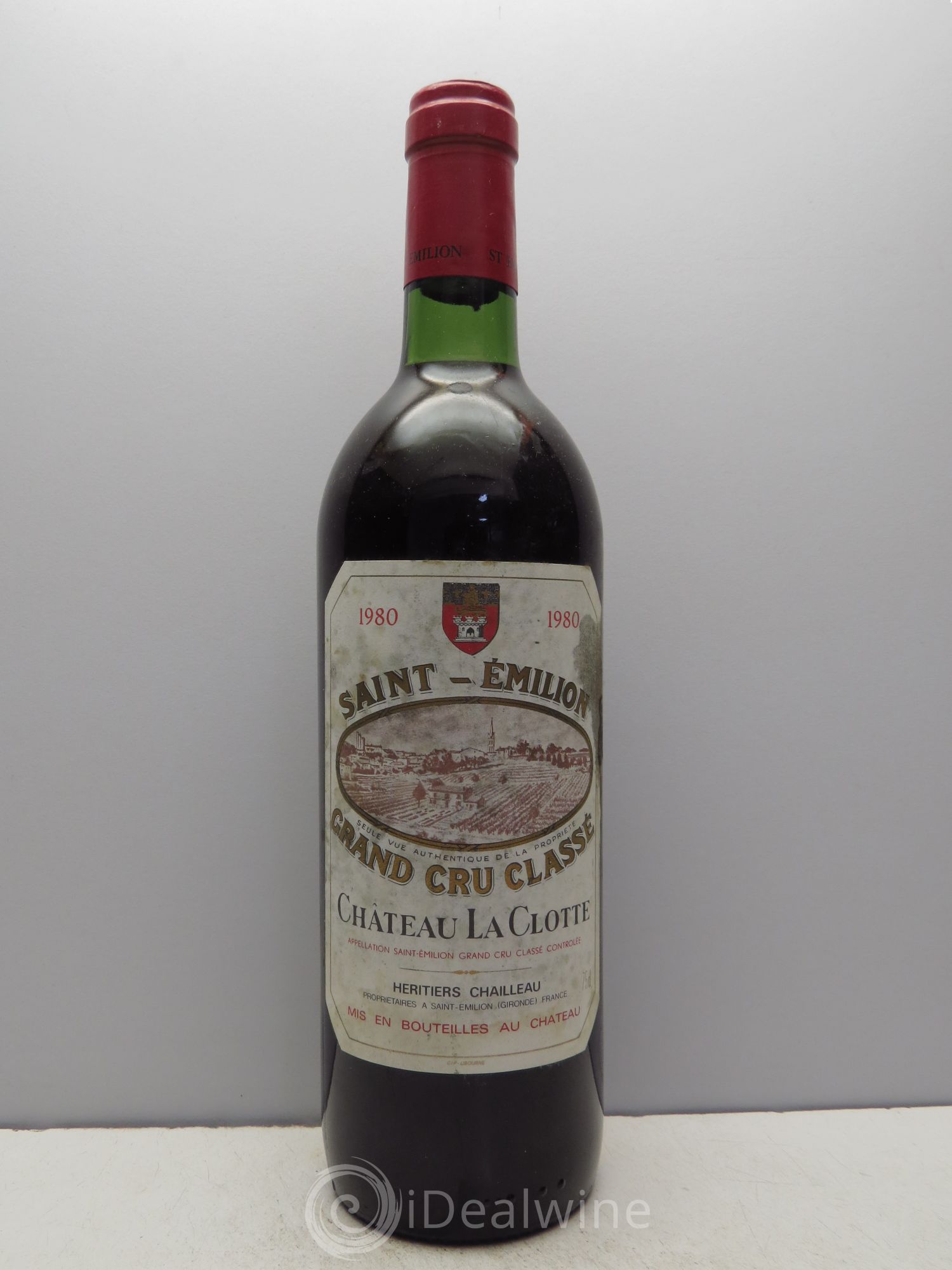 Château la Clotte 1980 - Lot de 1 bouteille - 0