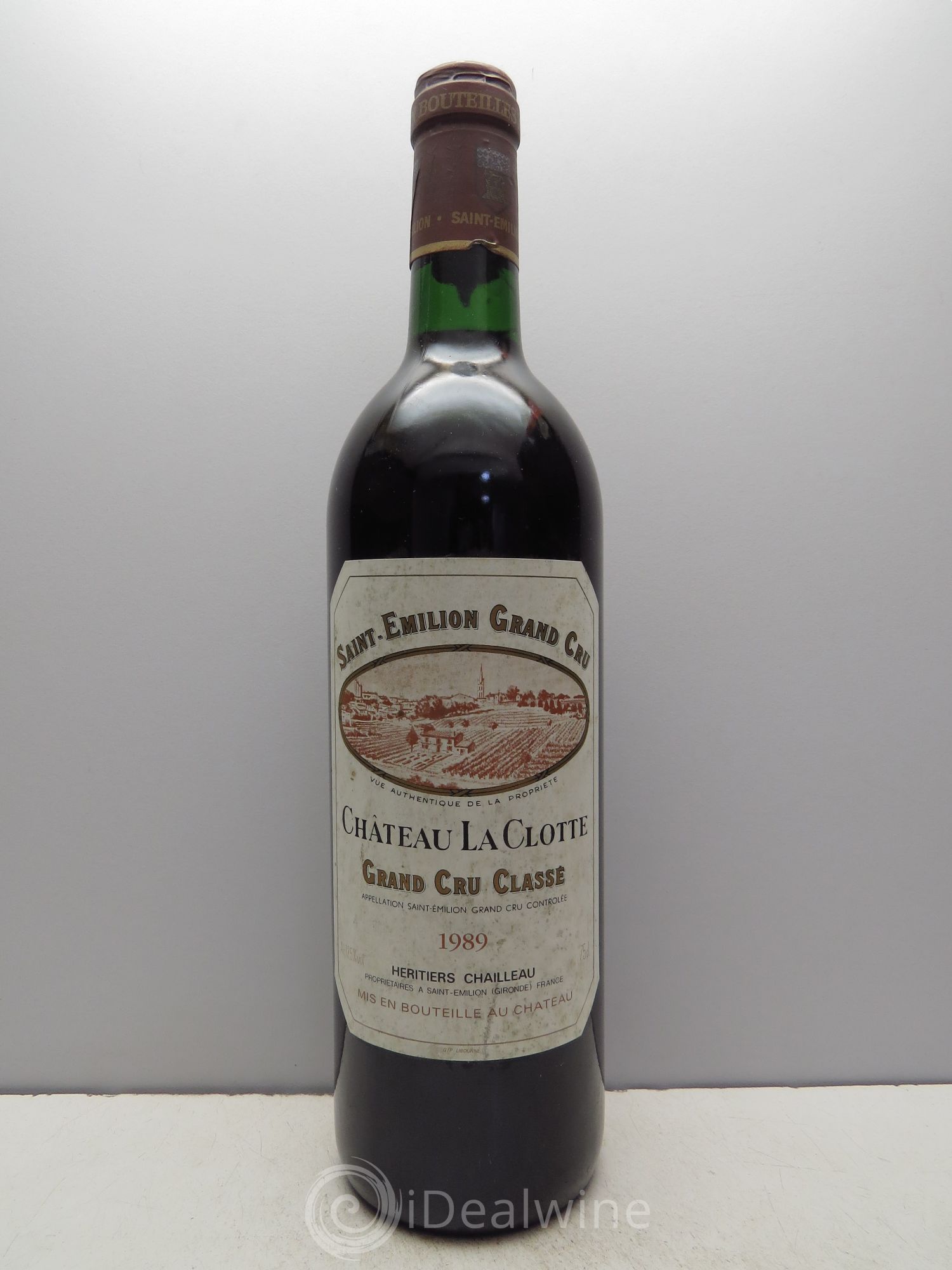 Château la Clotte 1989 - Lot de 1 bouteille - 0
