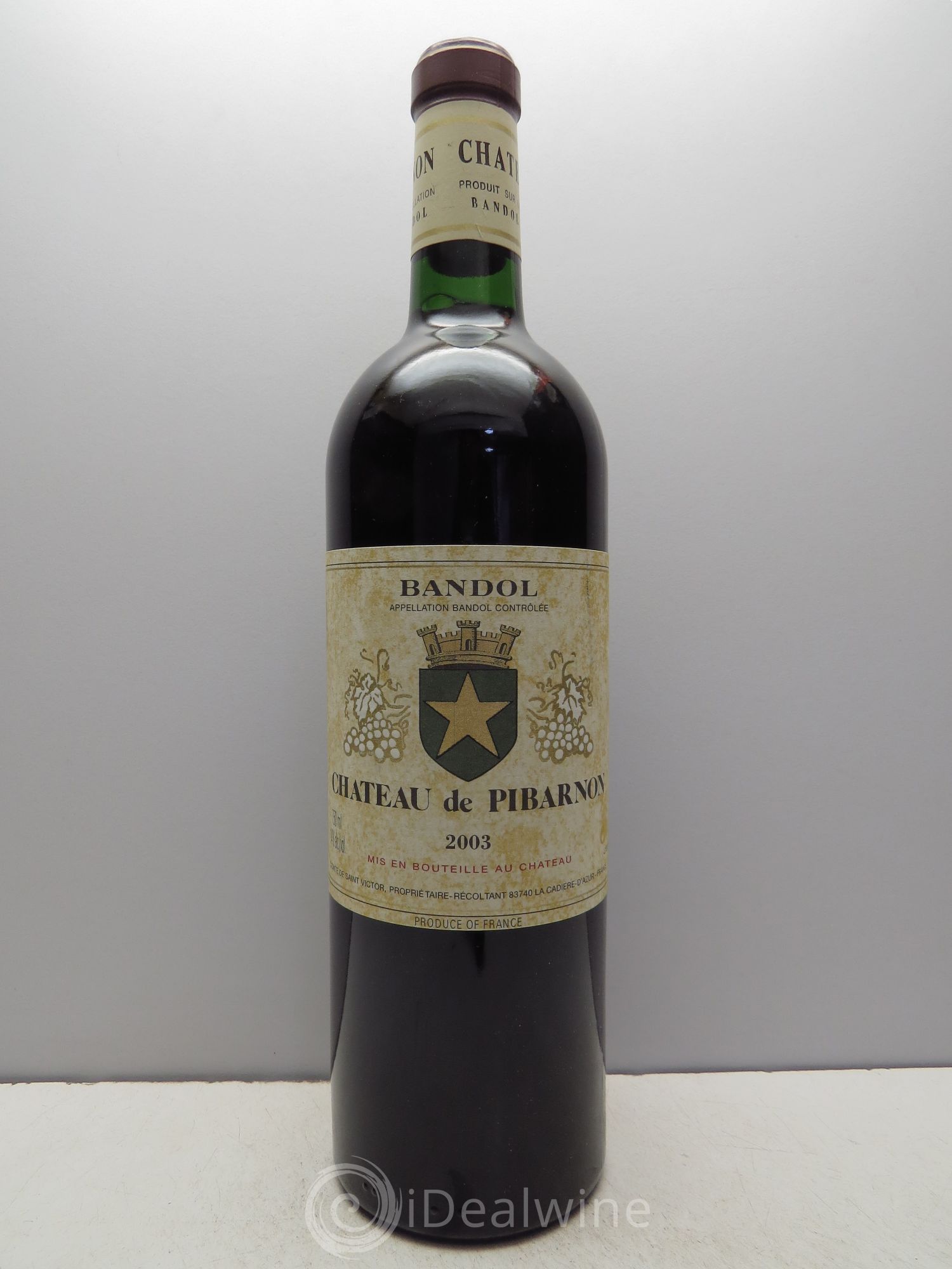 Bandol Château de Pibarnon Comte de Saint-Victor 2003 - Lot de 1 bouteille - 0
