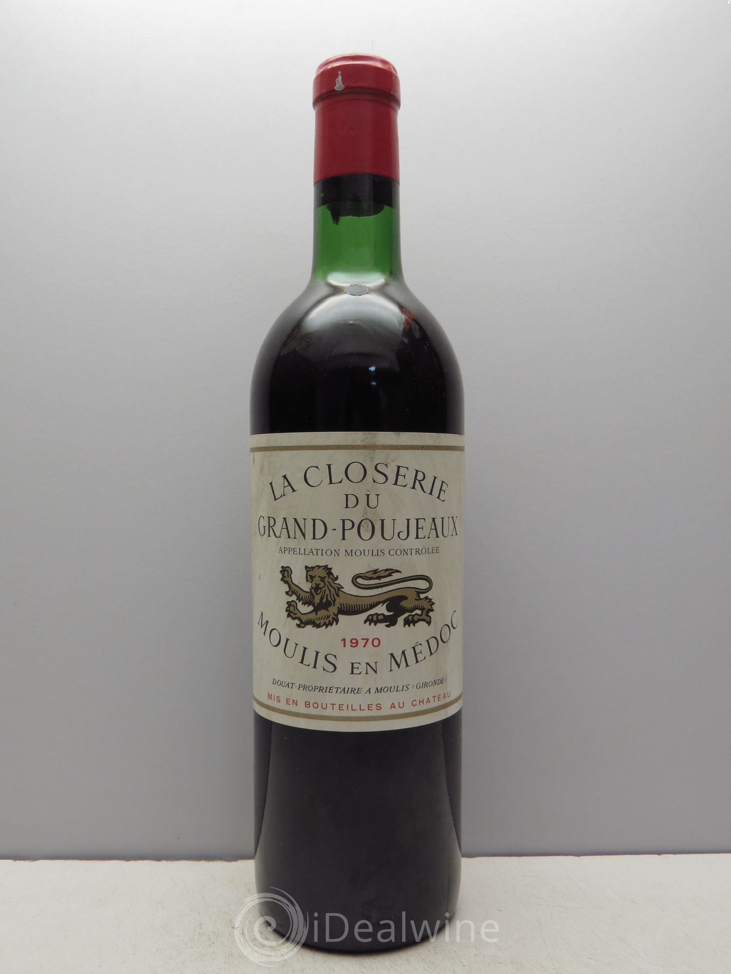 Moulis en Médoc Closerie de Poujeaux 1970 - Posten von 1 Flasche - 0