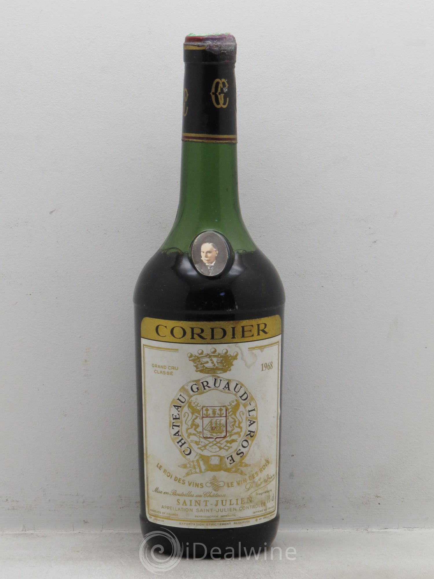 Château Gruaud Larose 2ème Grand Cru Classé 1968 - Lot de 1 bouteille - 0