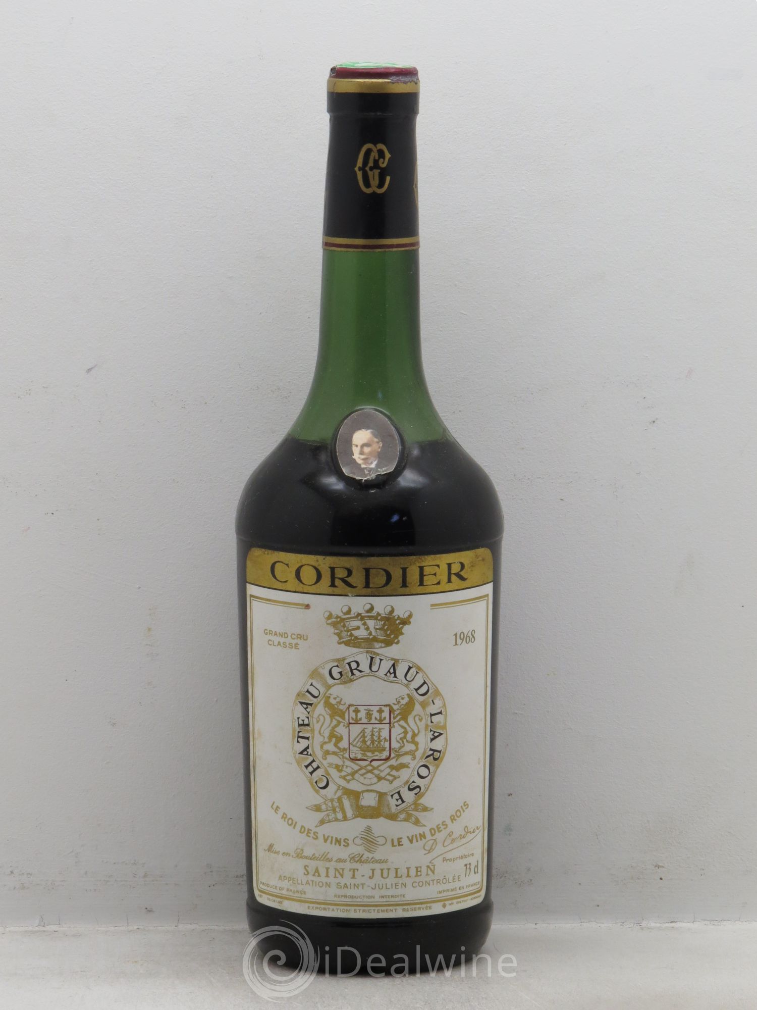 Château Gruaud Larose 2ème Grand Cru Classé 1968 - Lot de 1 bouteille - 0