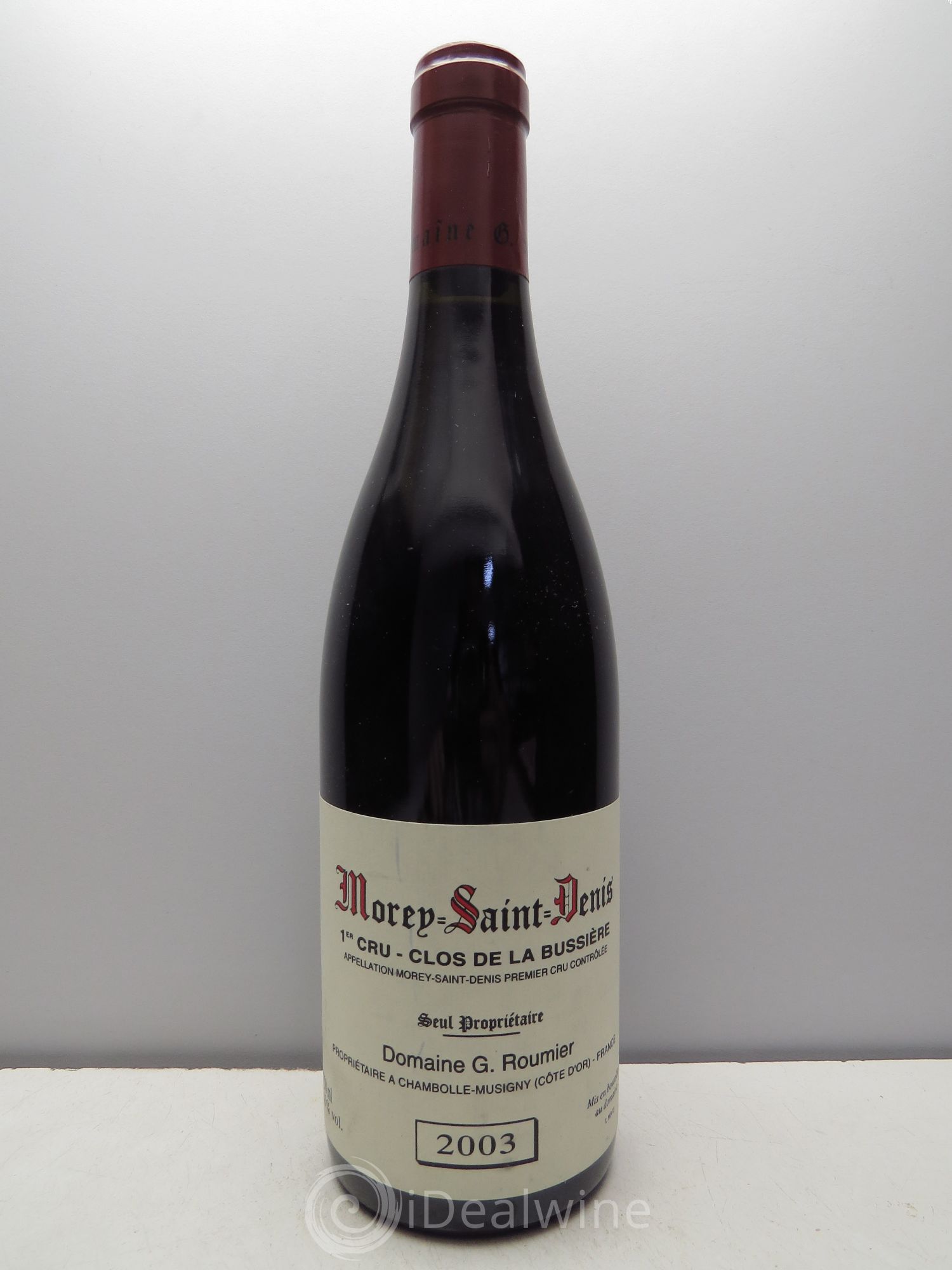 Morey-Saint-Denis 1er Cru Clos de la Bussière Georges Roumier (Domaine) 2003 - Lot de 1 bouteille - 0