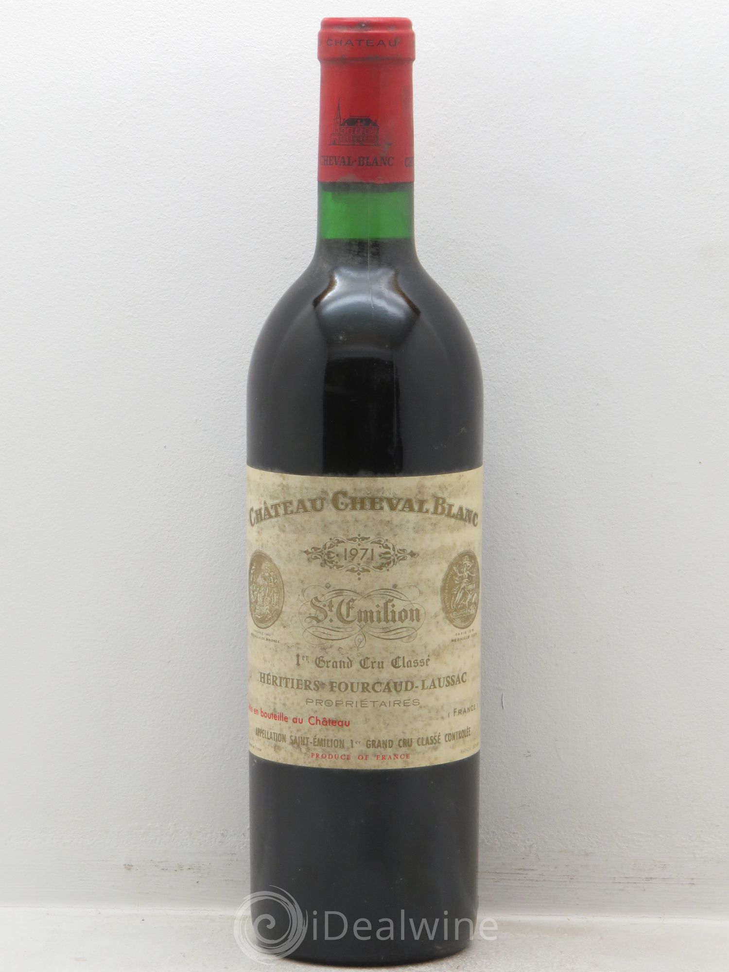 Château Cheval Blanc 1er Grand Cru Classé A 1971 - Lot de 1 bouteille - 0