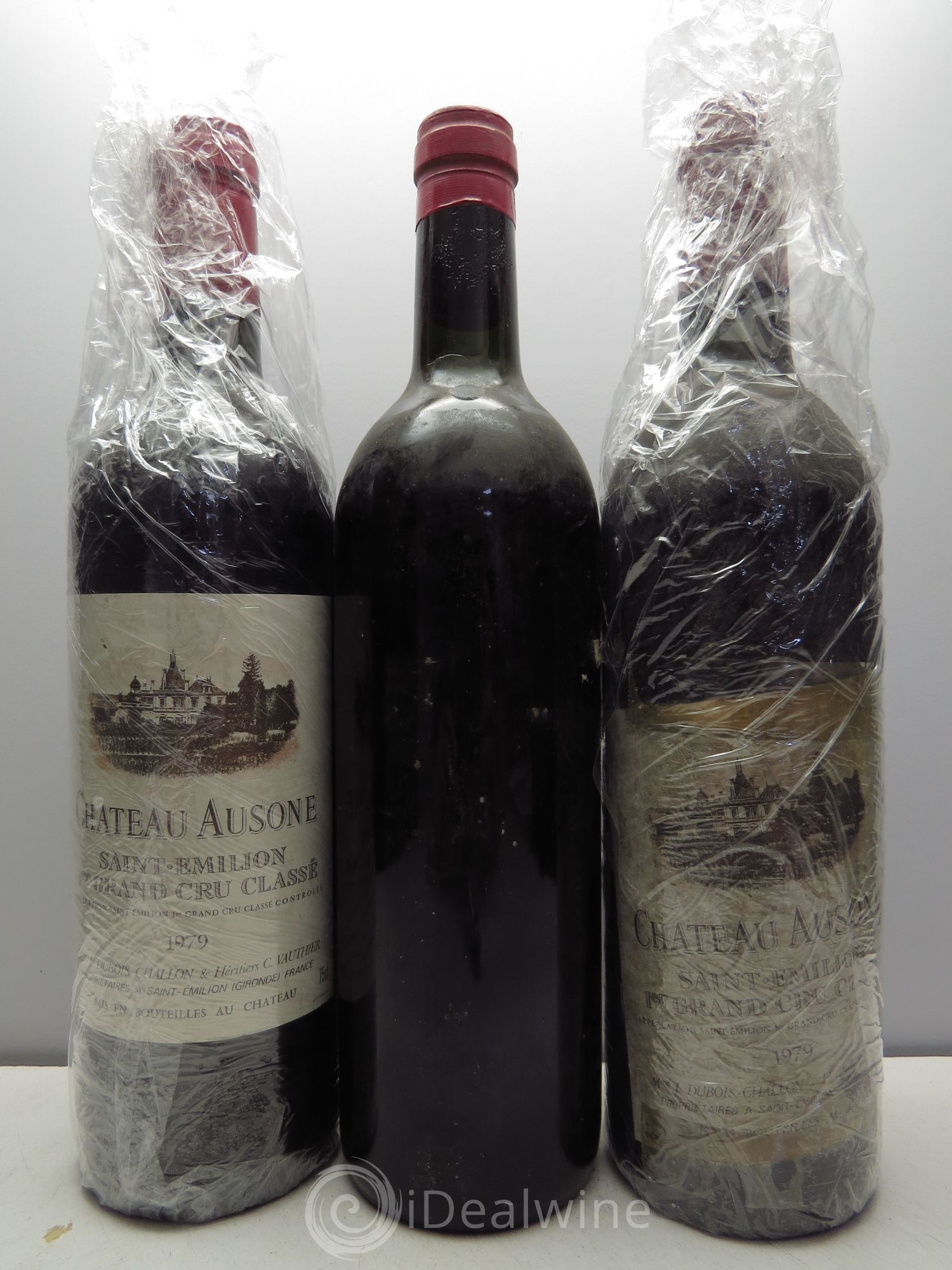 Château Ausone 1er Grand Cru Classé A 1979 - Lot de 3 bouteilles - 0