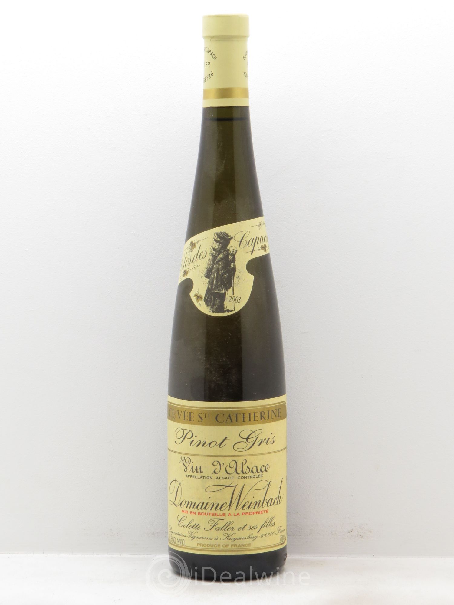 Pinot Gris Cuvée Sainte Catherine Faller (sans prix de réserve - no reserve) 2003 - Posten von 1 Flasche - 0