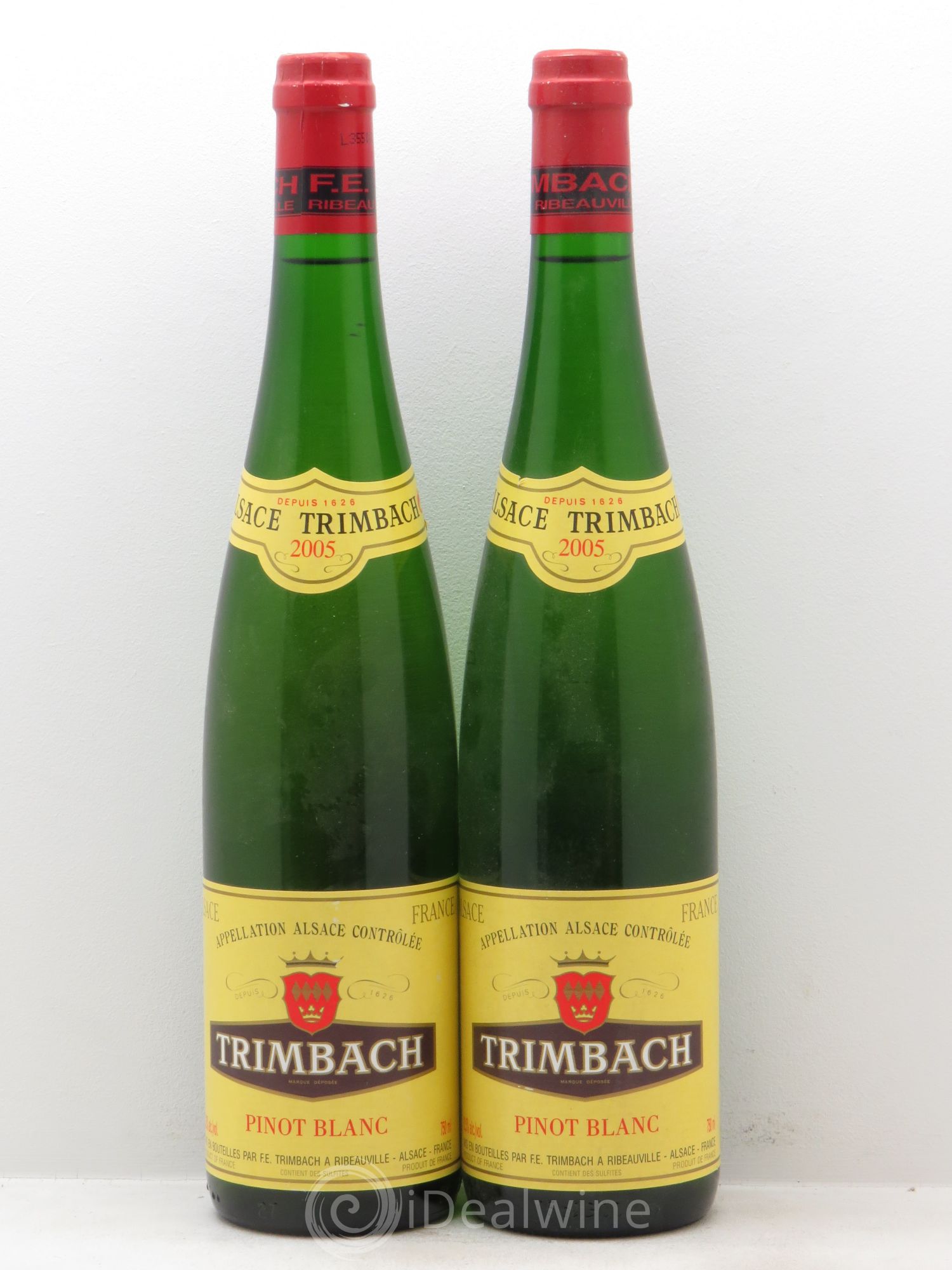 Alsace Pinot Blanc Trimbach (sans prix de réserve - no reserve) 2005 - Posten von 2 Flaschen - 0