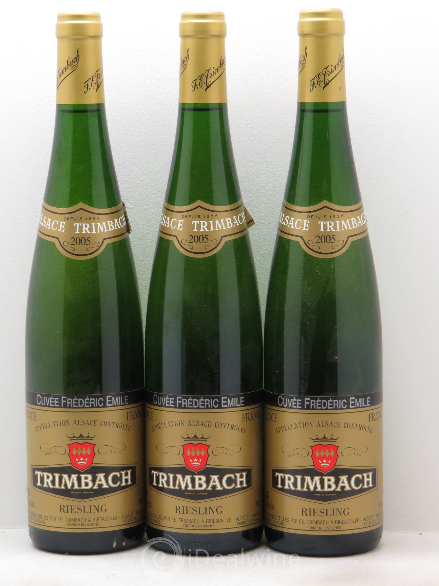Alsace Riesling Cuvée Frédéric Emile Trimbach (Domaine) (sans prix de réserve - no reserve) 2005 - Posten von 3 Flaschen - 0