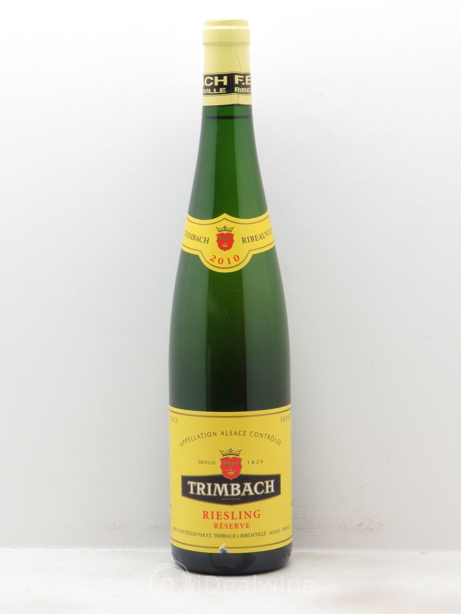 Alsace Riesling Trimbach (Domaine) Réserve (sans prix de réserve - no reserve) 2010 - Posten von 6 Flaschen - 0