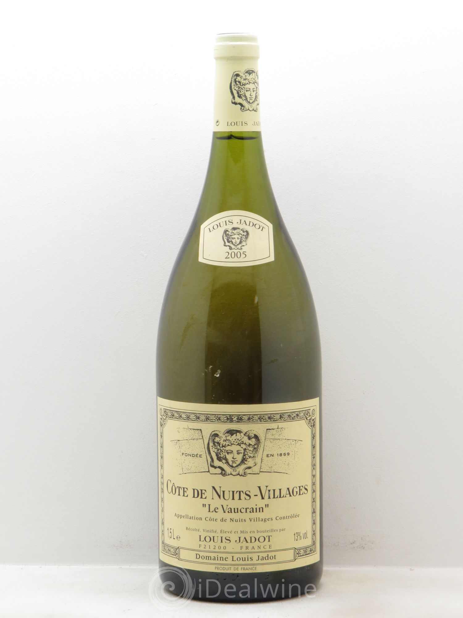 Bourgogne Côtes de Nuits "Vaucrain" Louis Jadot (sans prix de réserve - no reserve) 2005 - Posten von 1 Magnum - 0