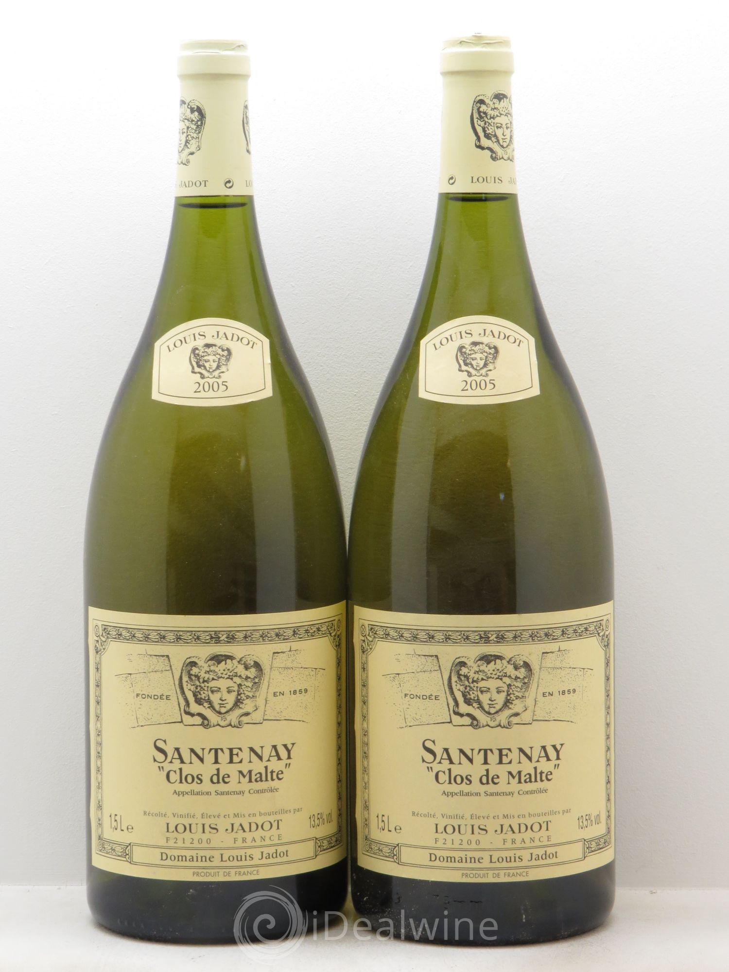 Santenay Clos de Malte Louis Jadot (sans prix de réserve - no reserve) 2005 - Posten von 2 Magnum - 0