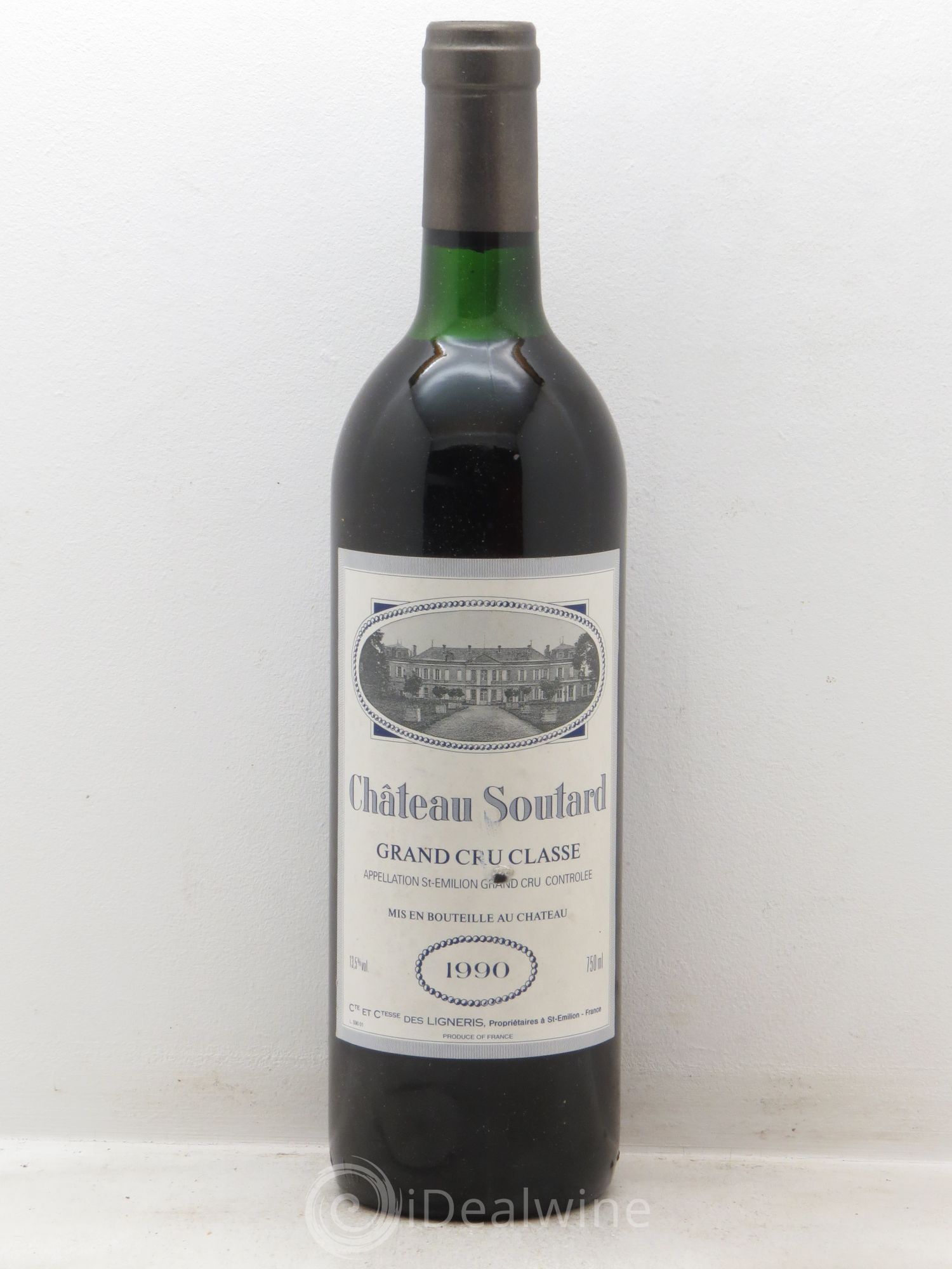 Château Soutard Grand Cru Classé 1990 - Lot de 12 bouteilles - 0