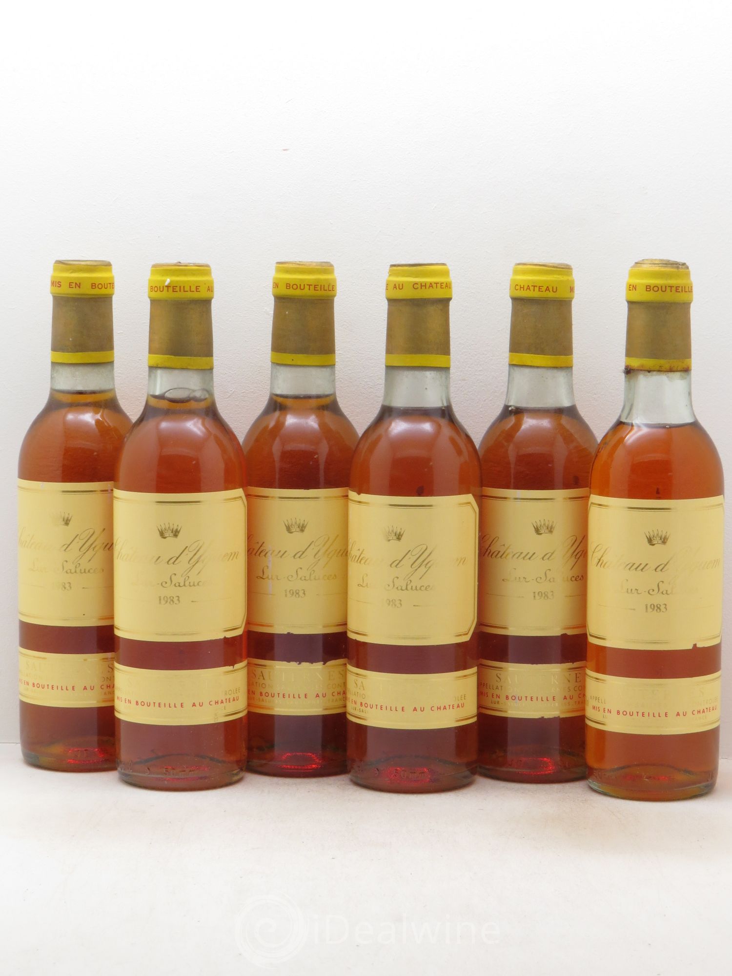 Château d' Yquem 1er Cru Classé Supérieur 1983 - Posten von 6 Demi-Flaschen - 0