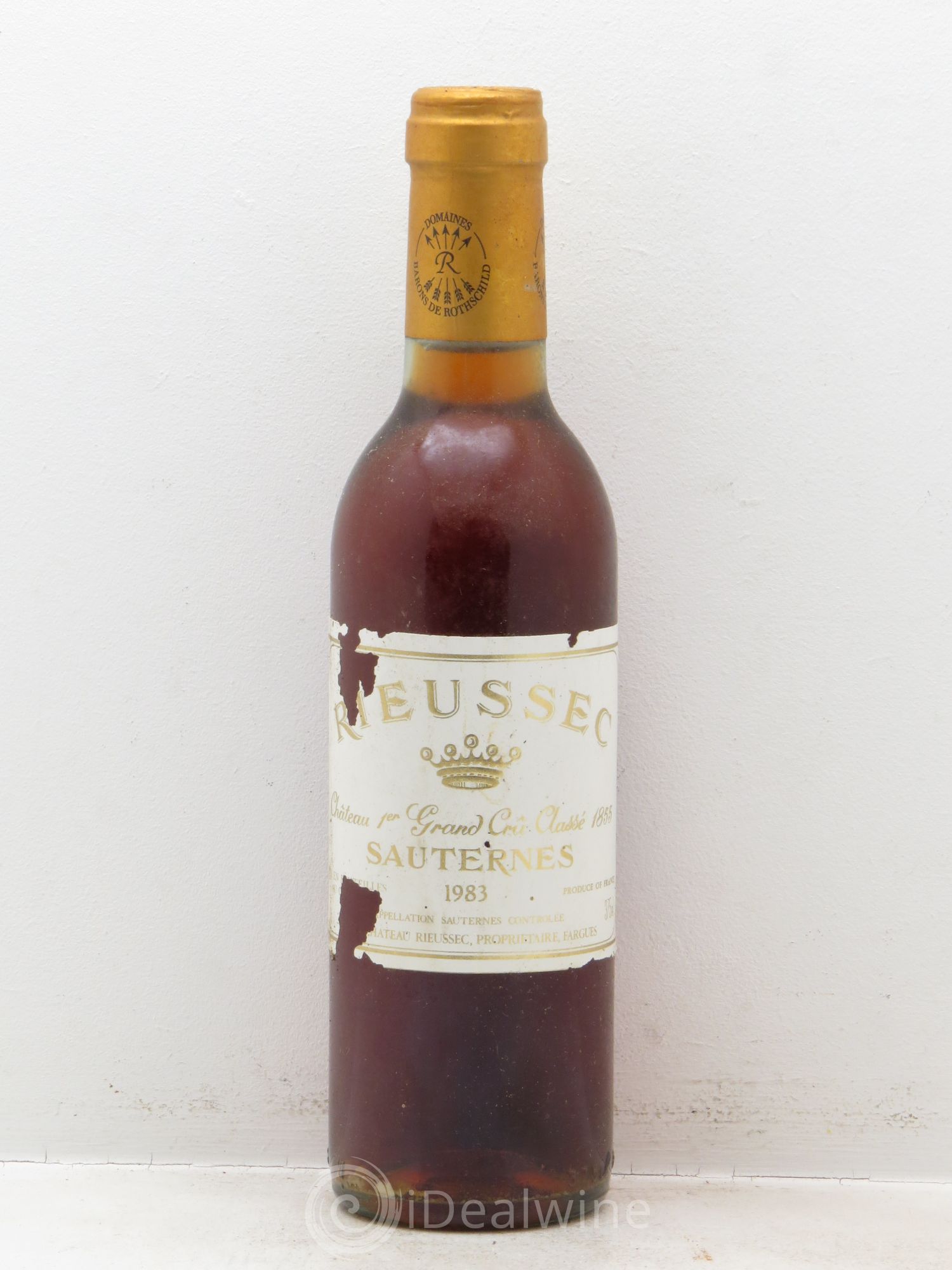 Château Rieussec 1er Grand Cru Classé 1983 - Posten von 6 Demi-Flaschen - 0