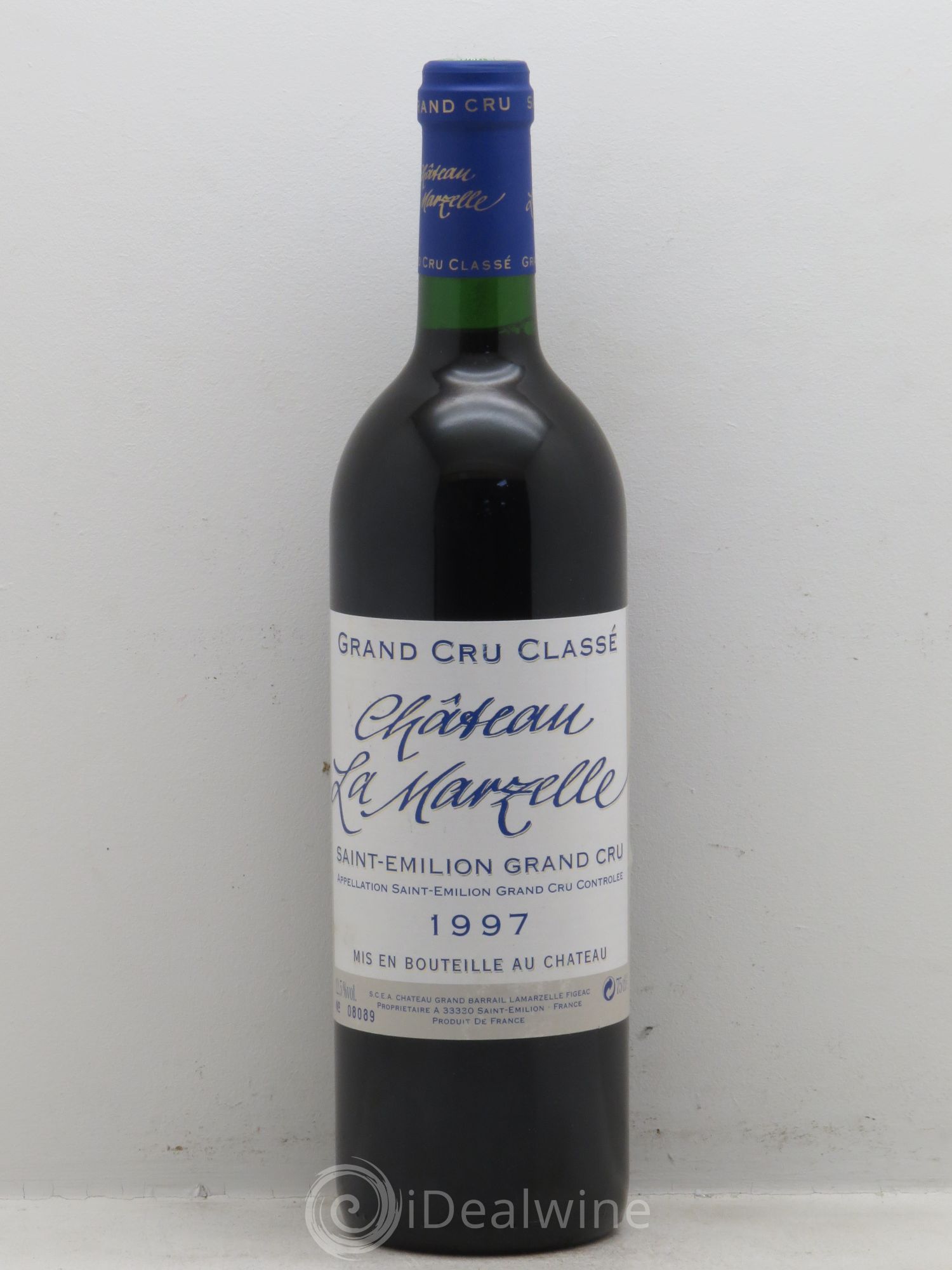 Château La Marzelle Grand Cru Classé null 1997 - Lot of 6 bottles - 0