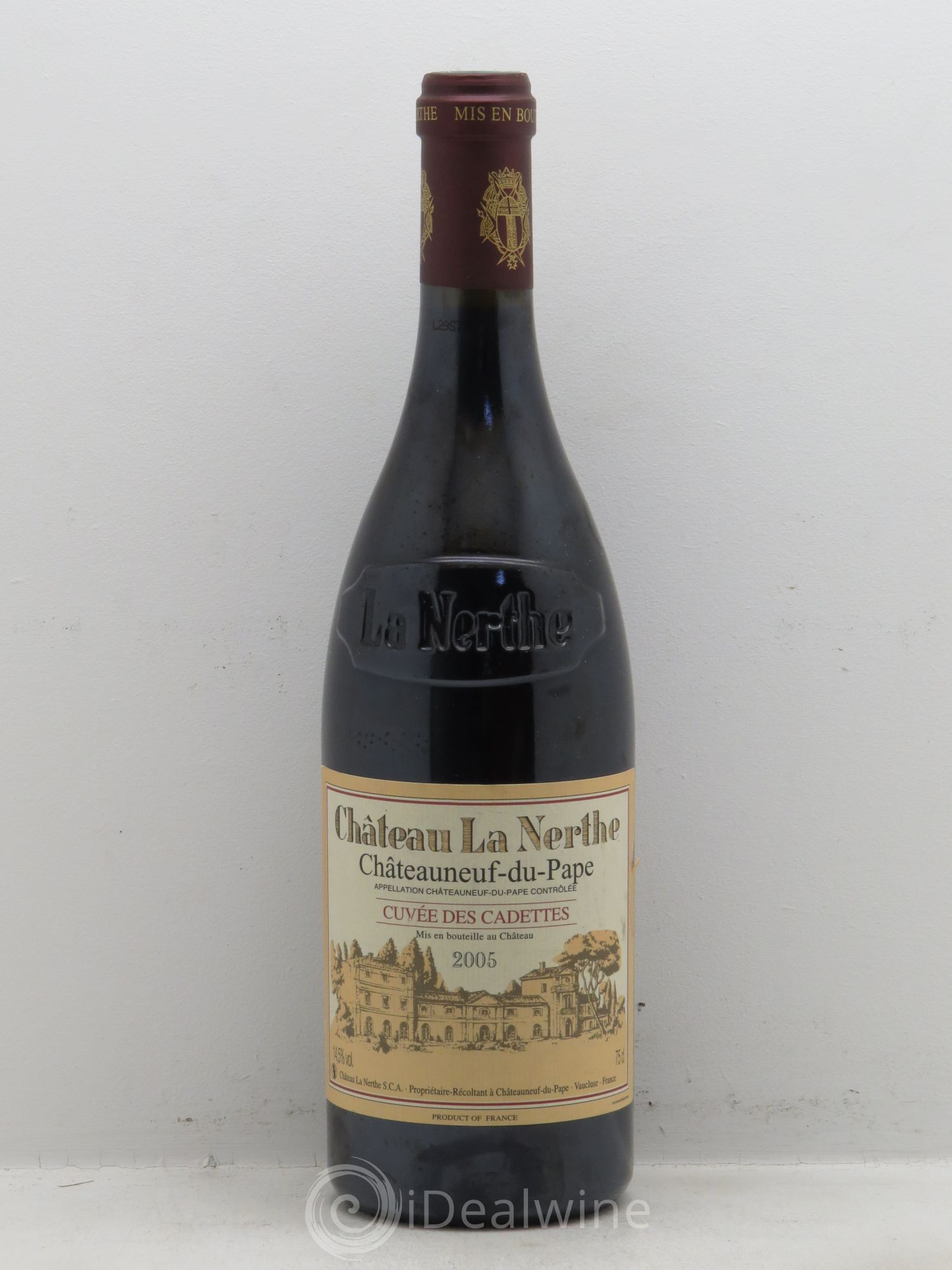 Châteauneuf-du-Pape Château La Nerthe Cuvée des Cadettes Famille Richard null 2005 - Lot of 1 bottle - 0
