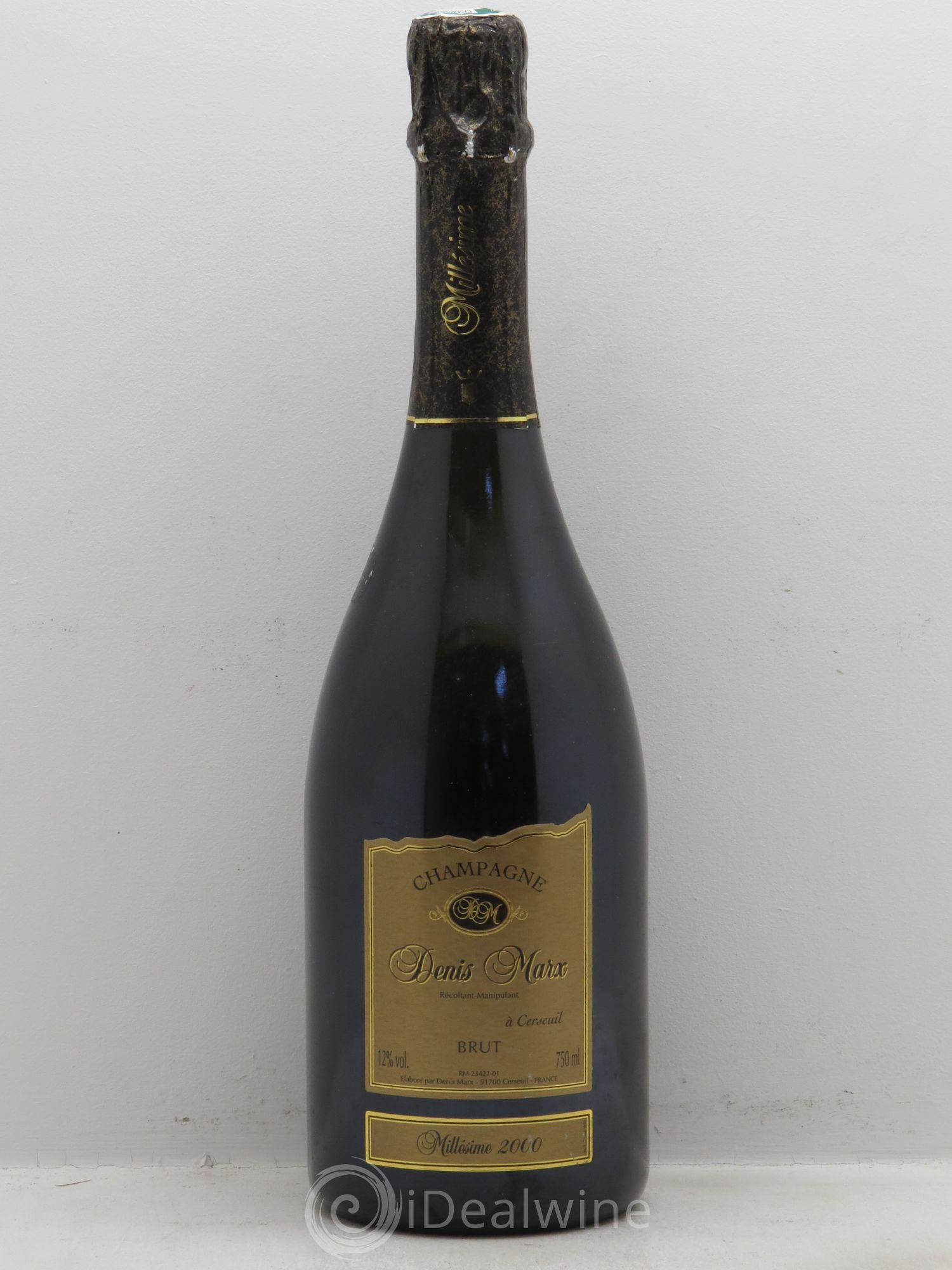 Champagne Denis Marx (sans prix de réserve - no reserve) 2000 - Posten von 1 Flasche - 0