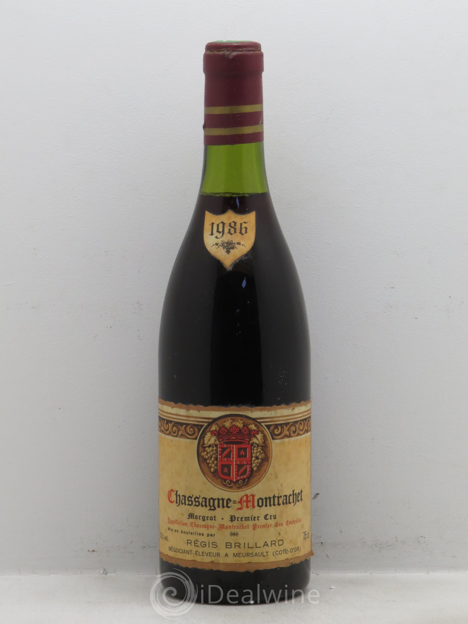 Chassagne-Montrachet 1er Cru Morgeot Régis Brillard (sans prix de réserve - no reserve) 1986 - Posten von 1 Flasche - 0