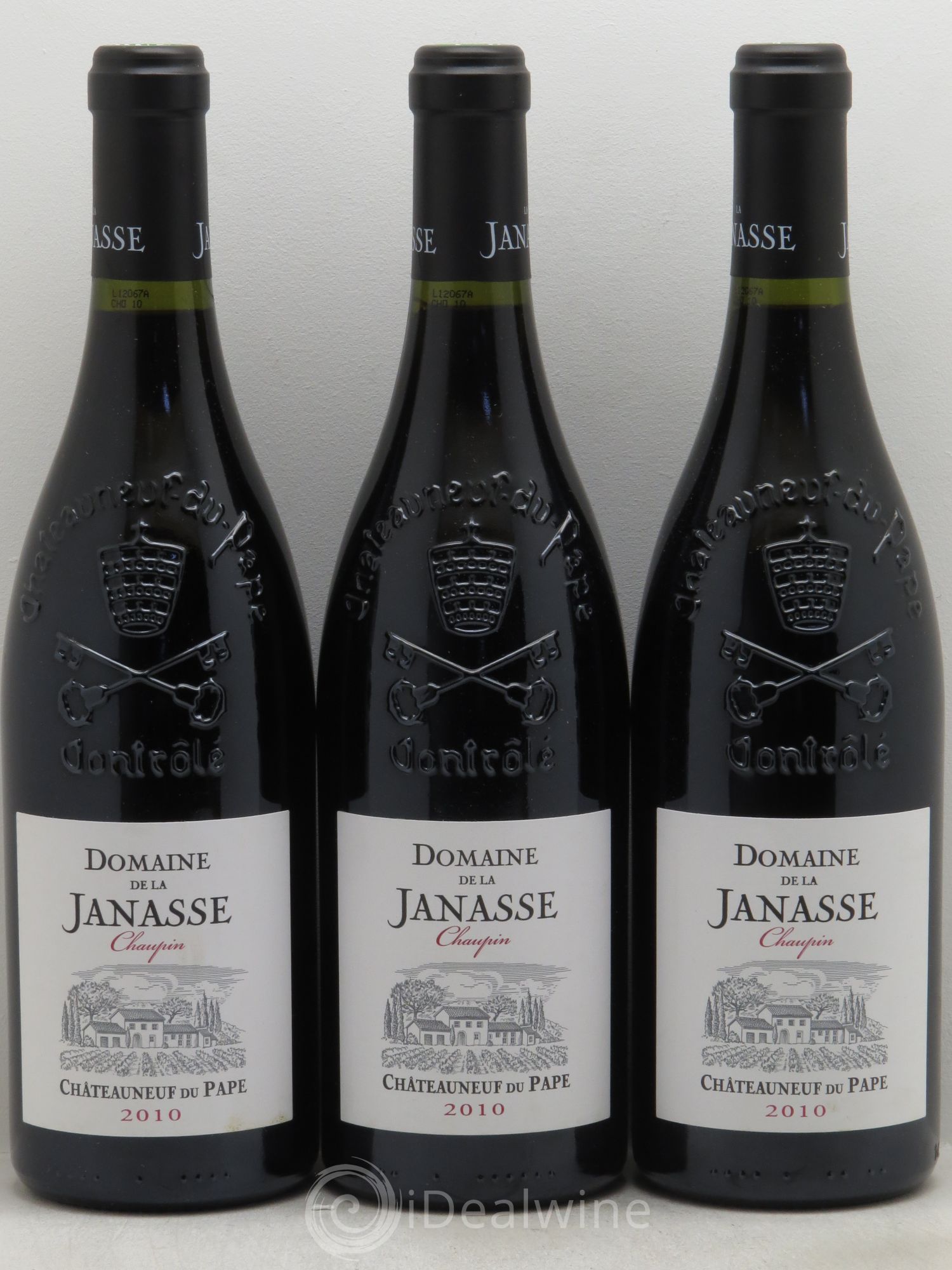Châteauneuf-du-Pape Cuvée Chaupin La Janasse (Domaine de) 2010 - Lot de 3 bouteilles - 0
