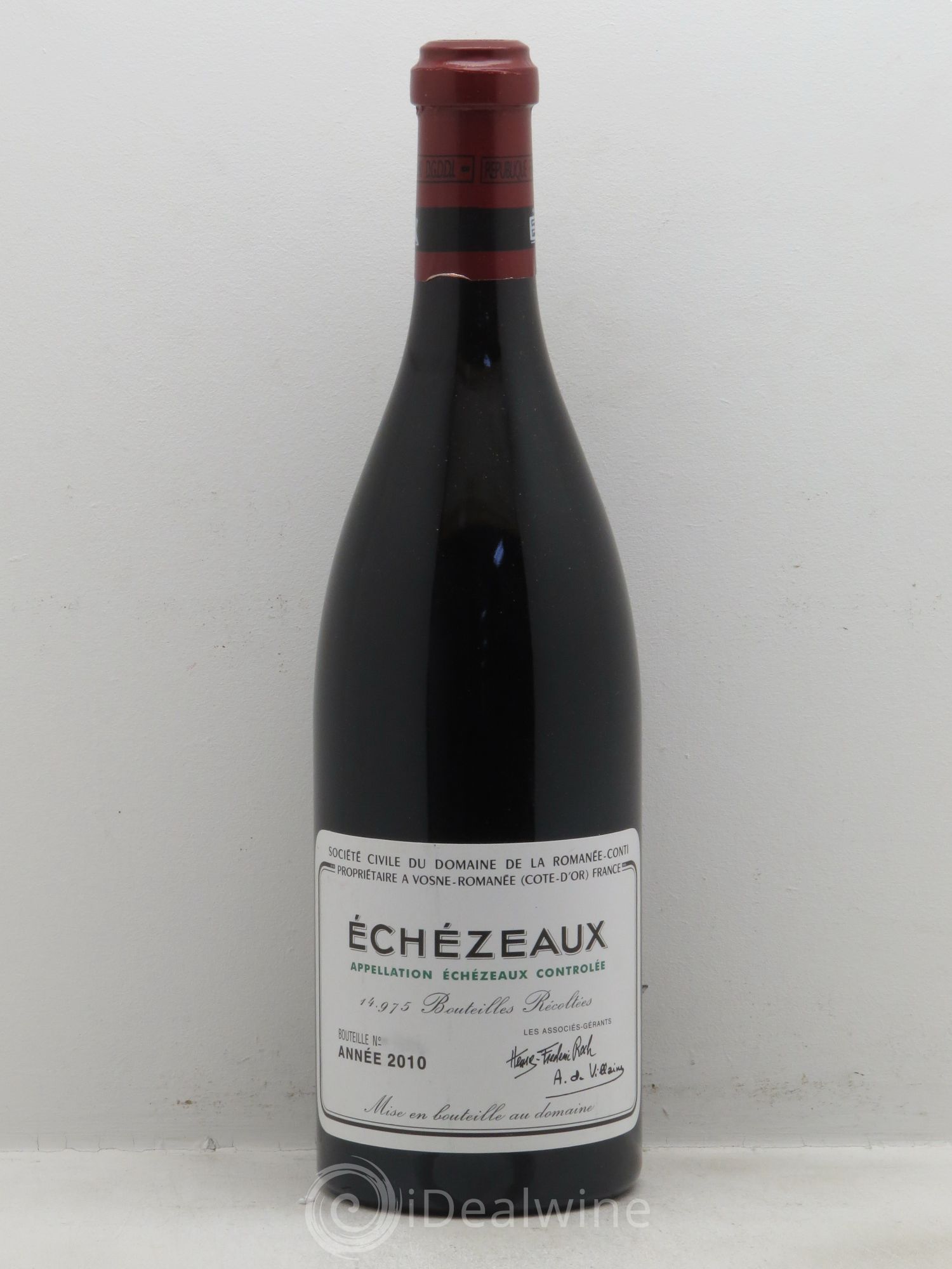 Echezeaux Grand Cru Domaine de la Romanée-Conti 2010 - Lot de 1 bouteille - 0