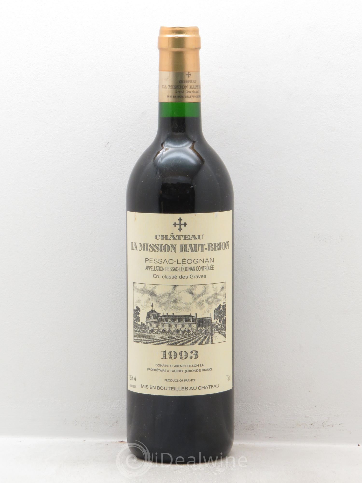 Château la Mission Haut-Brion Cru Classé de Graves 1993 - Lot de 6 bouteilles - 0
