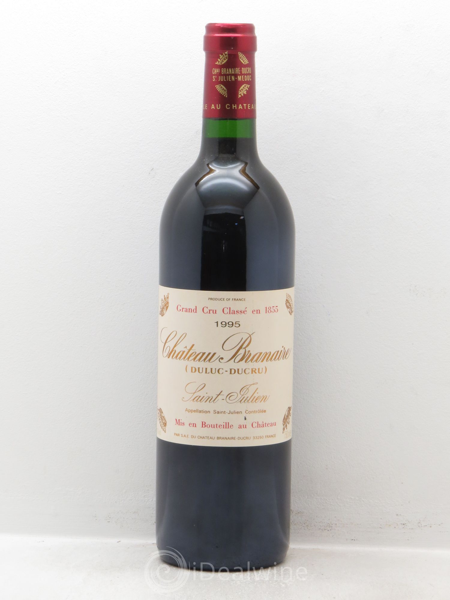 Château Branaire Ducru 4ème Grand Cru Classé 1995 - Lot de 6 bouteilles - 0