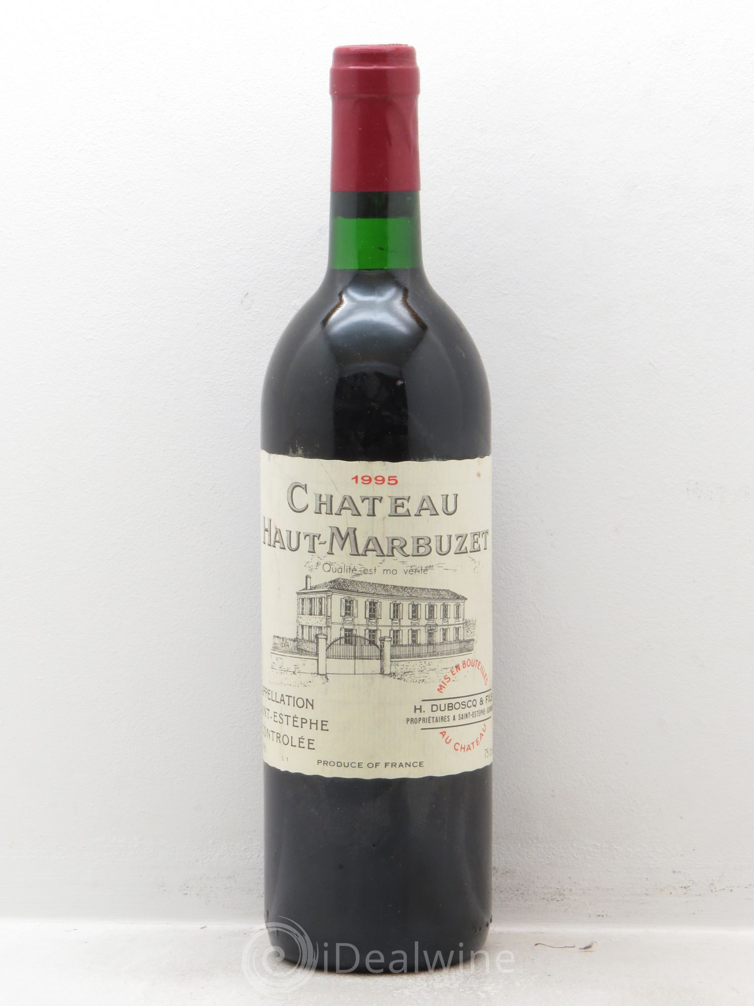 Château Haut Marbuzet 1995 - Lot de 6 bouteilles - 0