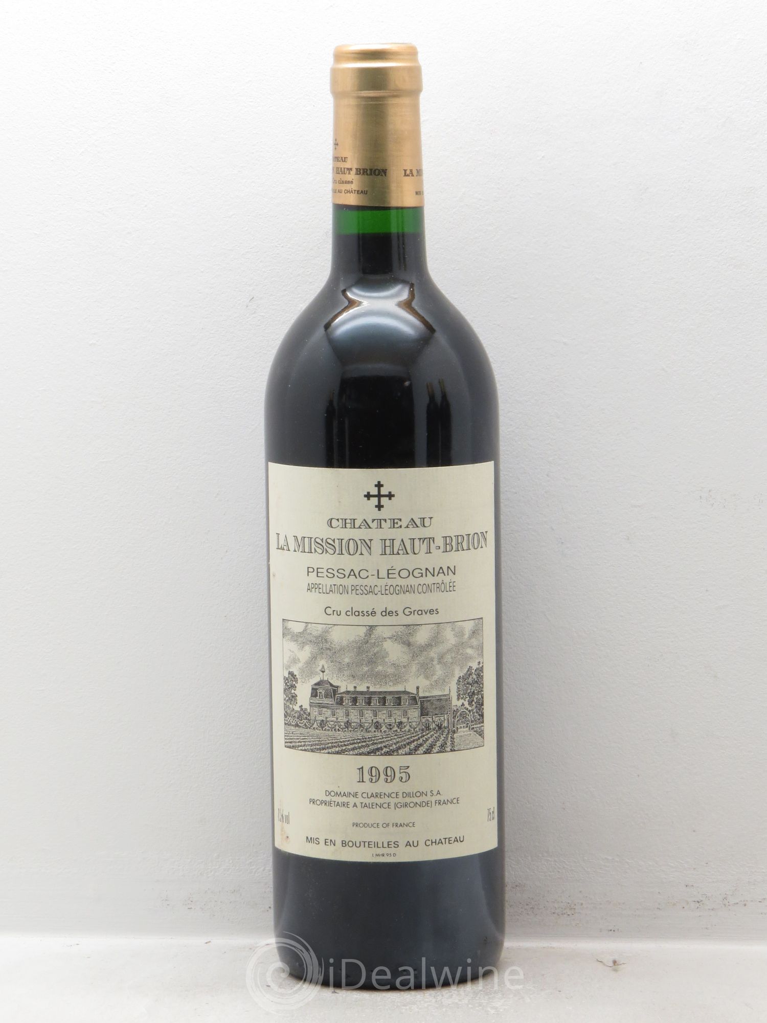 Château la Mission Haut-Brion Cru Classé de Graves 1995 - Lot de 6 bouteilles - 0