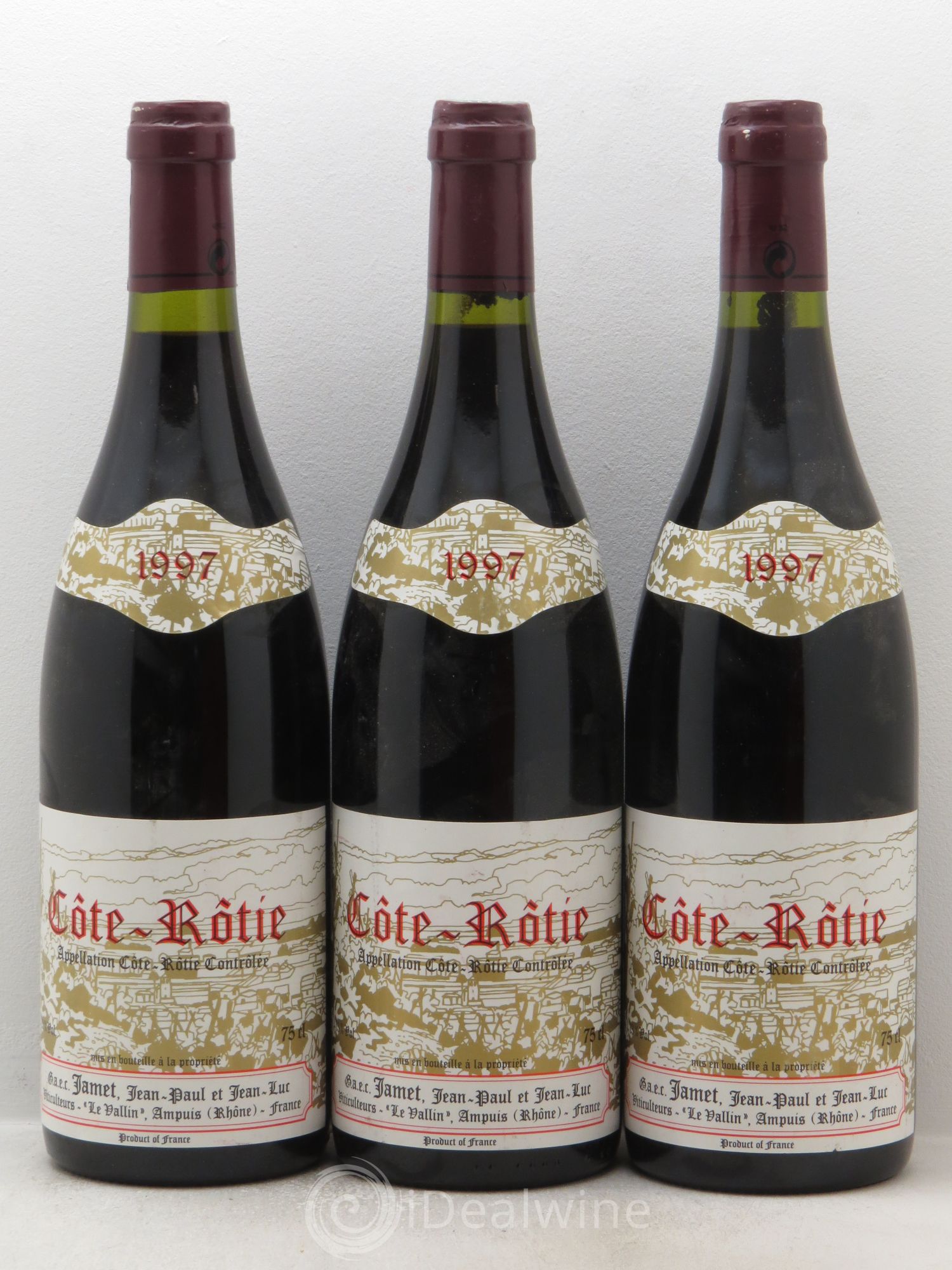 Côte-Rôtie Jamet (Domaine) 1997 - Lot de 3 bouteilles - 0