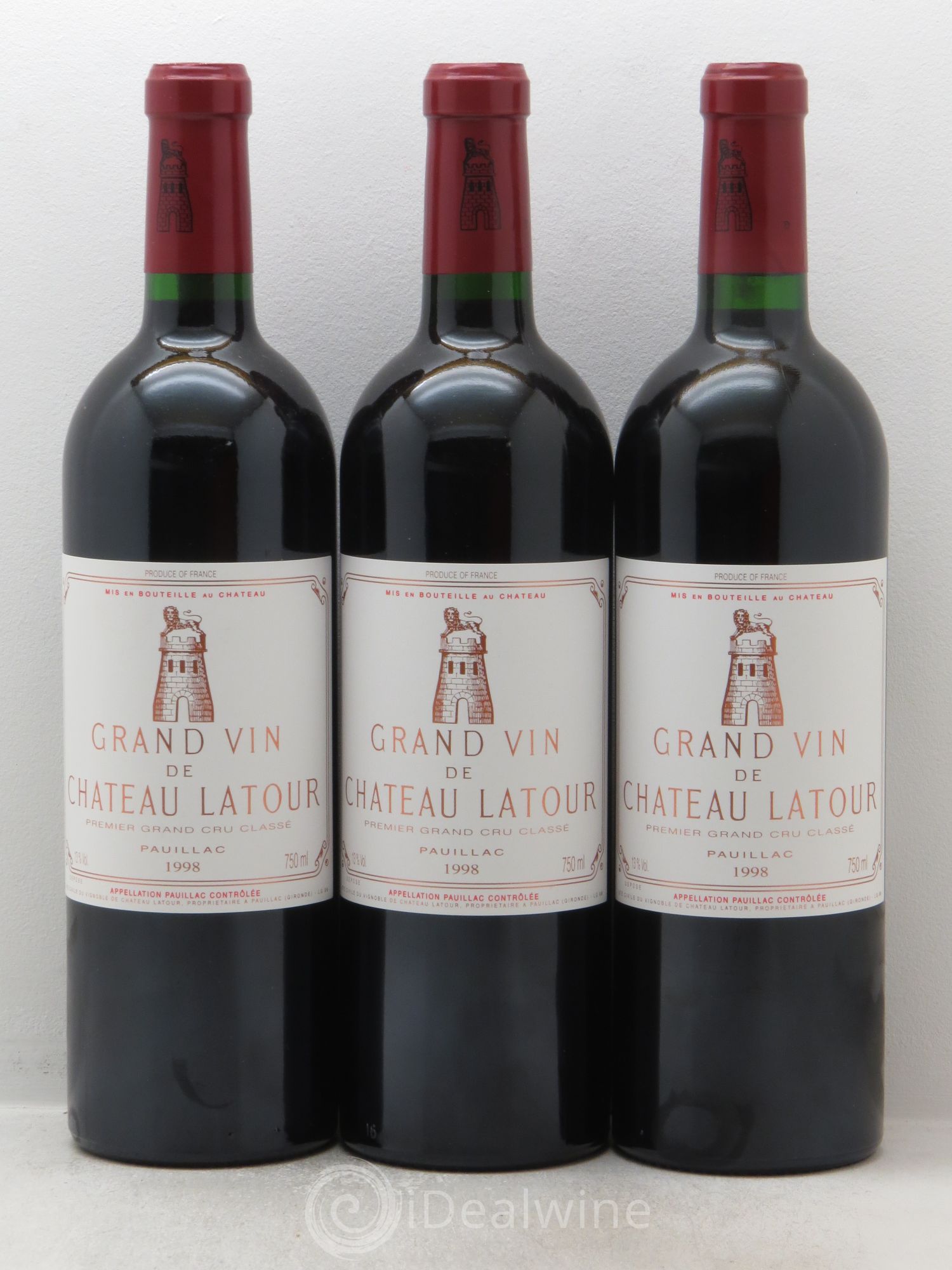 Château Latour 1er Grand Cru Classé 1998 - Lot de 6 bouteilles - 2