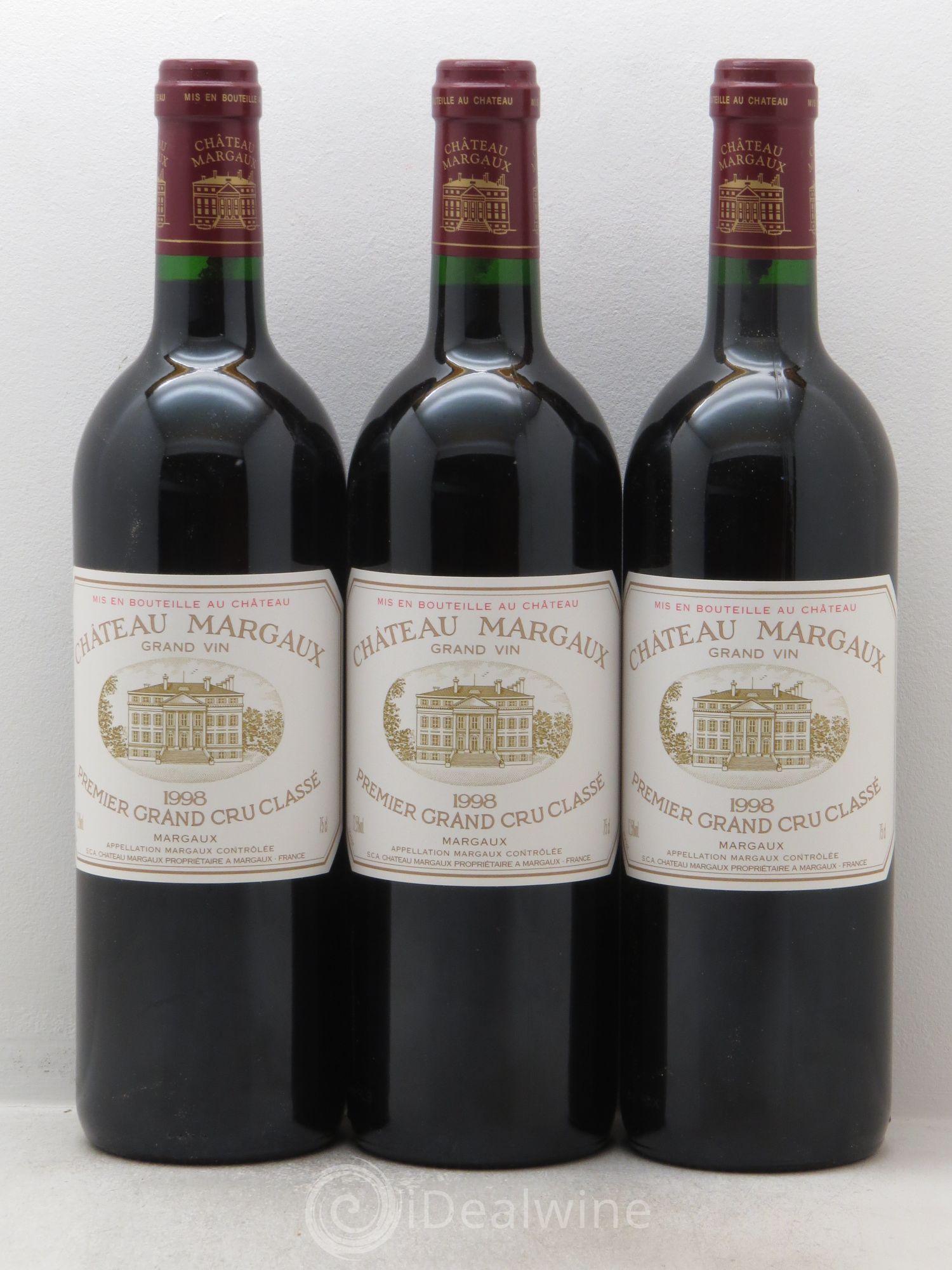 Château Margaux 1er Grand Cru Classé 1998 - Lot de 6 bouteilles - 2