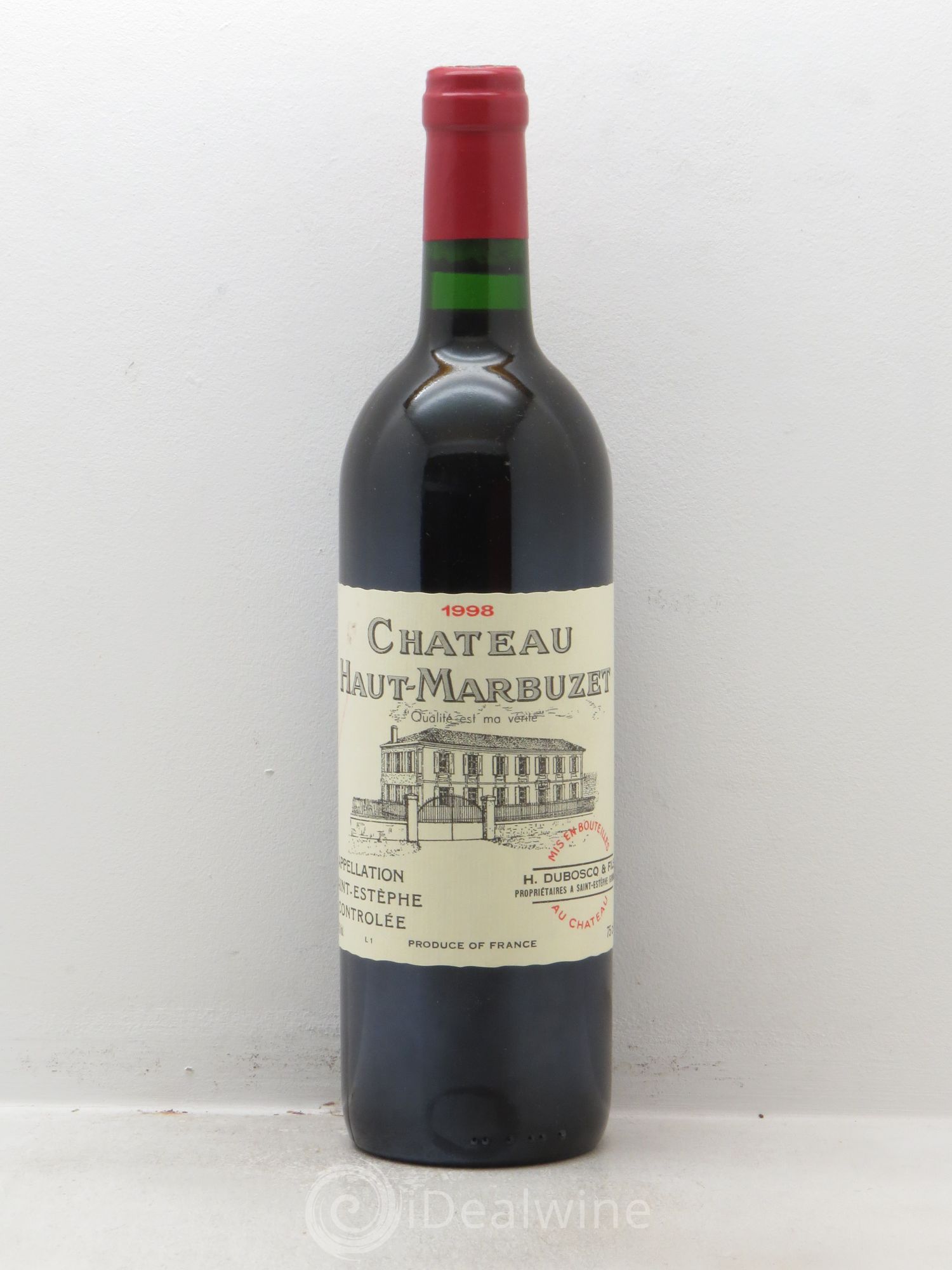 Château Haut Marbuzet 1998 - Lot de 6 bouteilles - 0