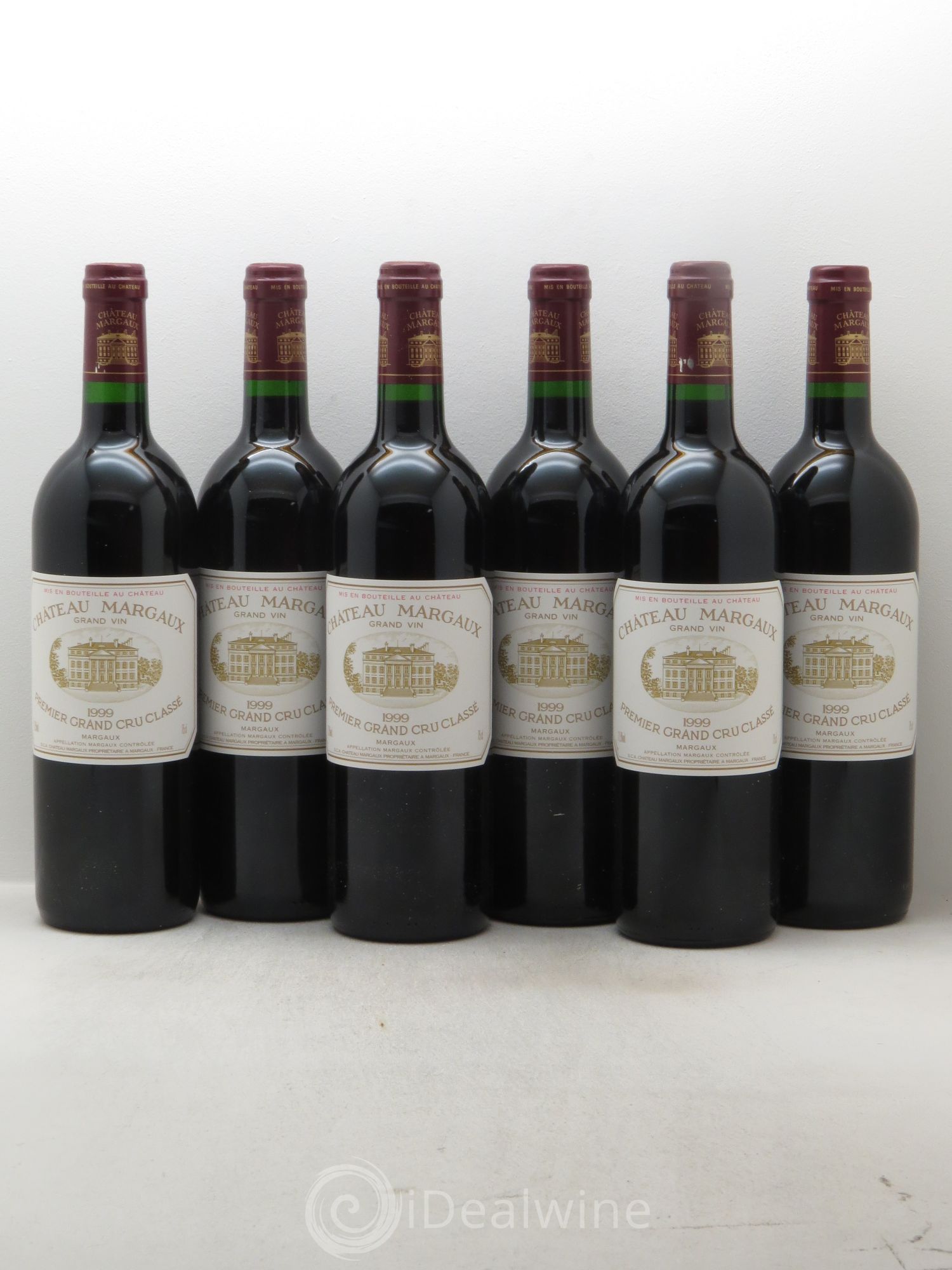 Château Margaux 1er Grand Cru Classé 1999 - Lot de 6 bouteilles - 0