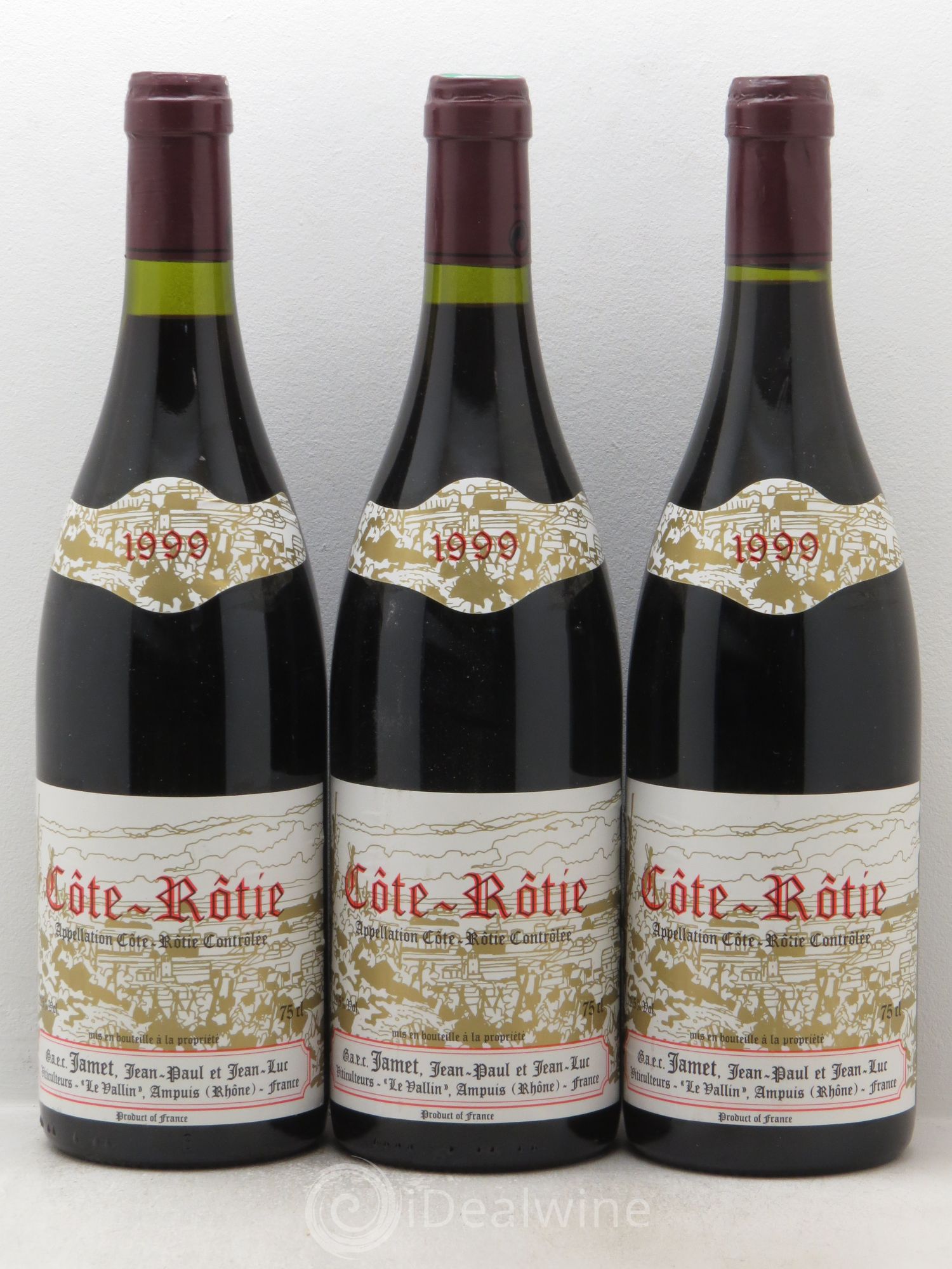Côte-Rôtie Jamet (Domaine) 1999 - Lot de 3 bouteilles - 0