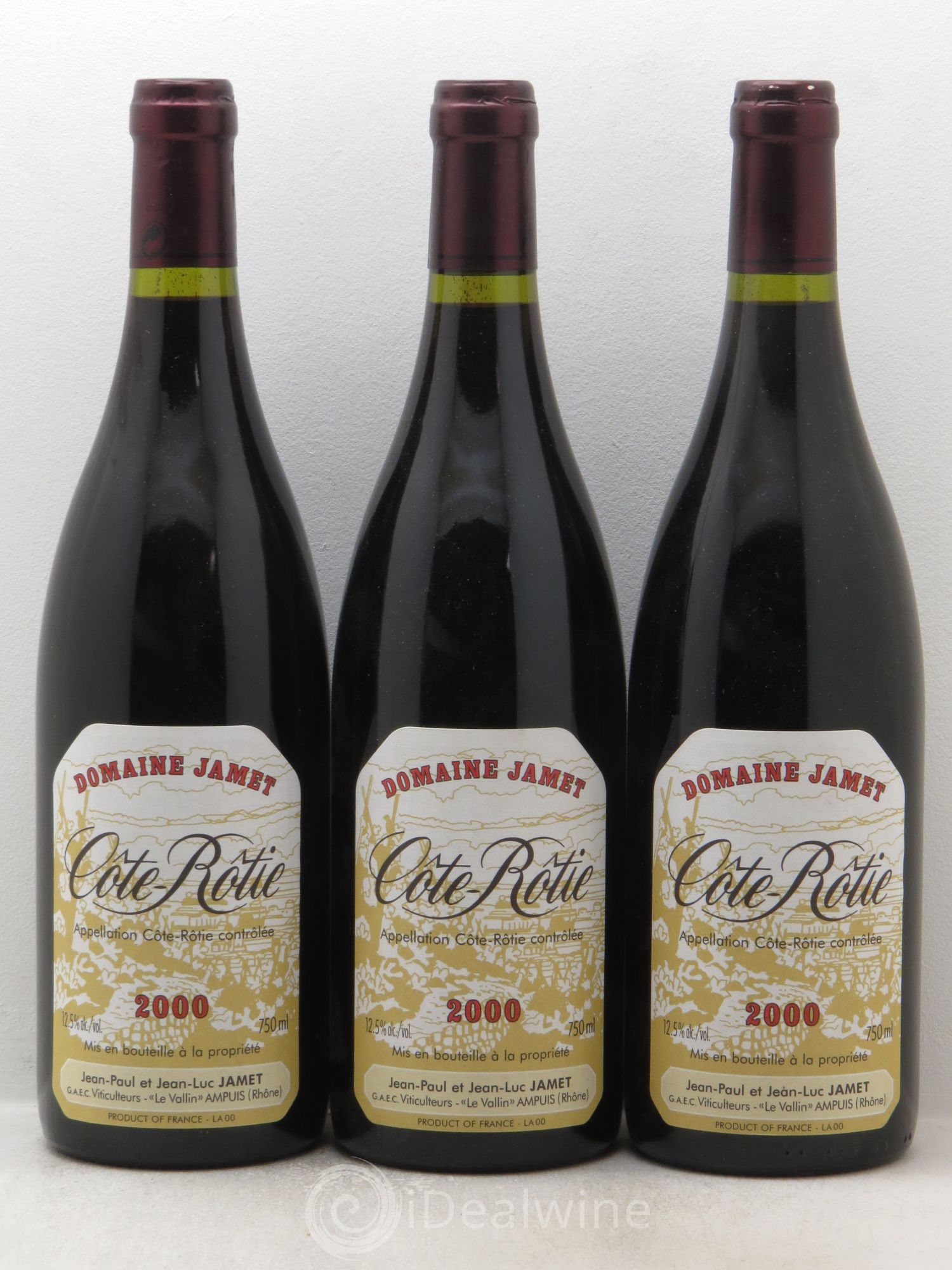 Côte-Rôtie Jamet (Domaine) 2000 - Lot de 3 bouteilles - 0