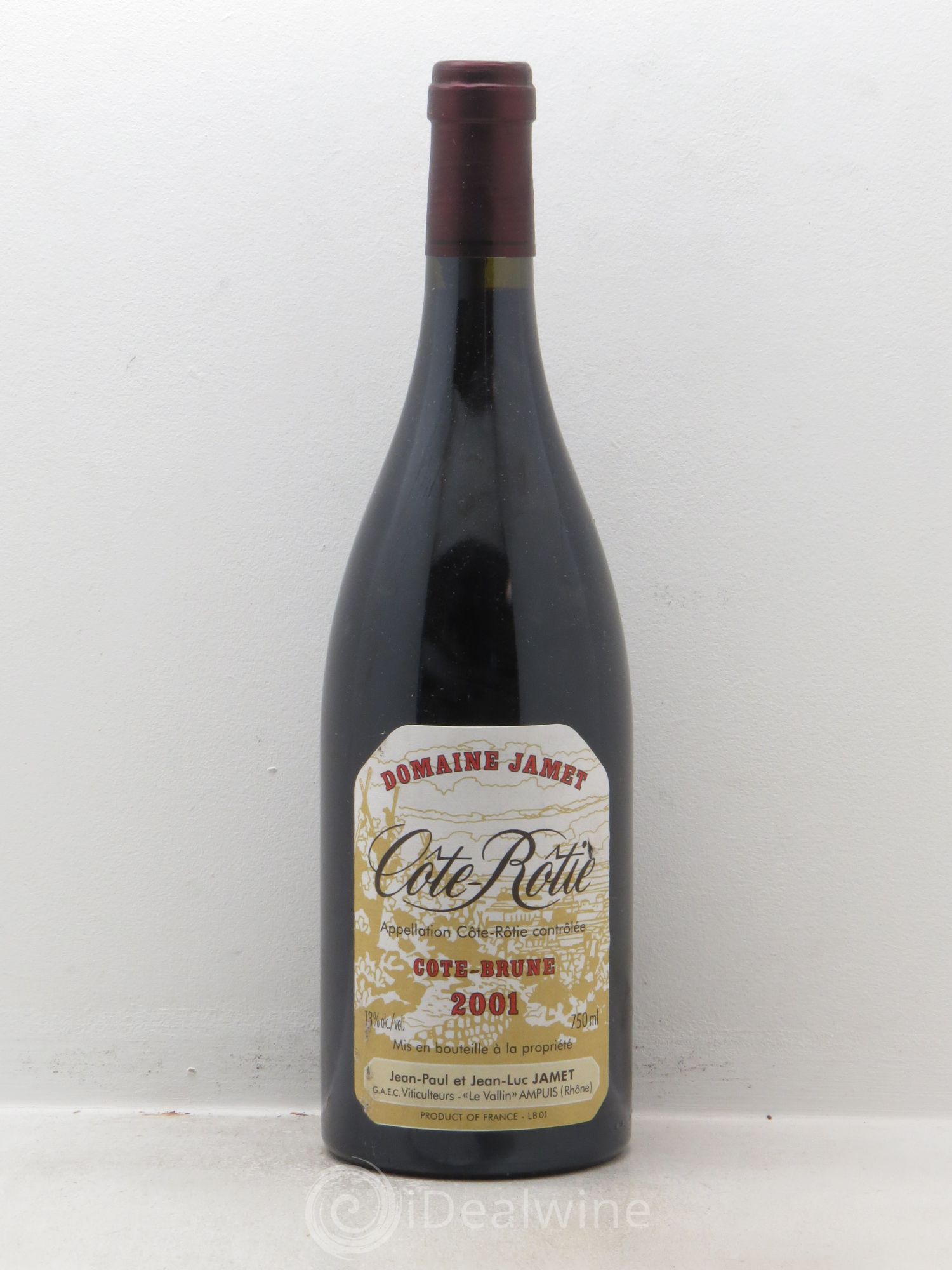 Côte-Rôtie Côte Brune Jamet (Domaine) 2001 - Lot de 1 bouteille - 0