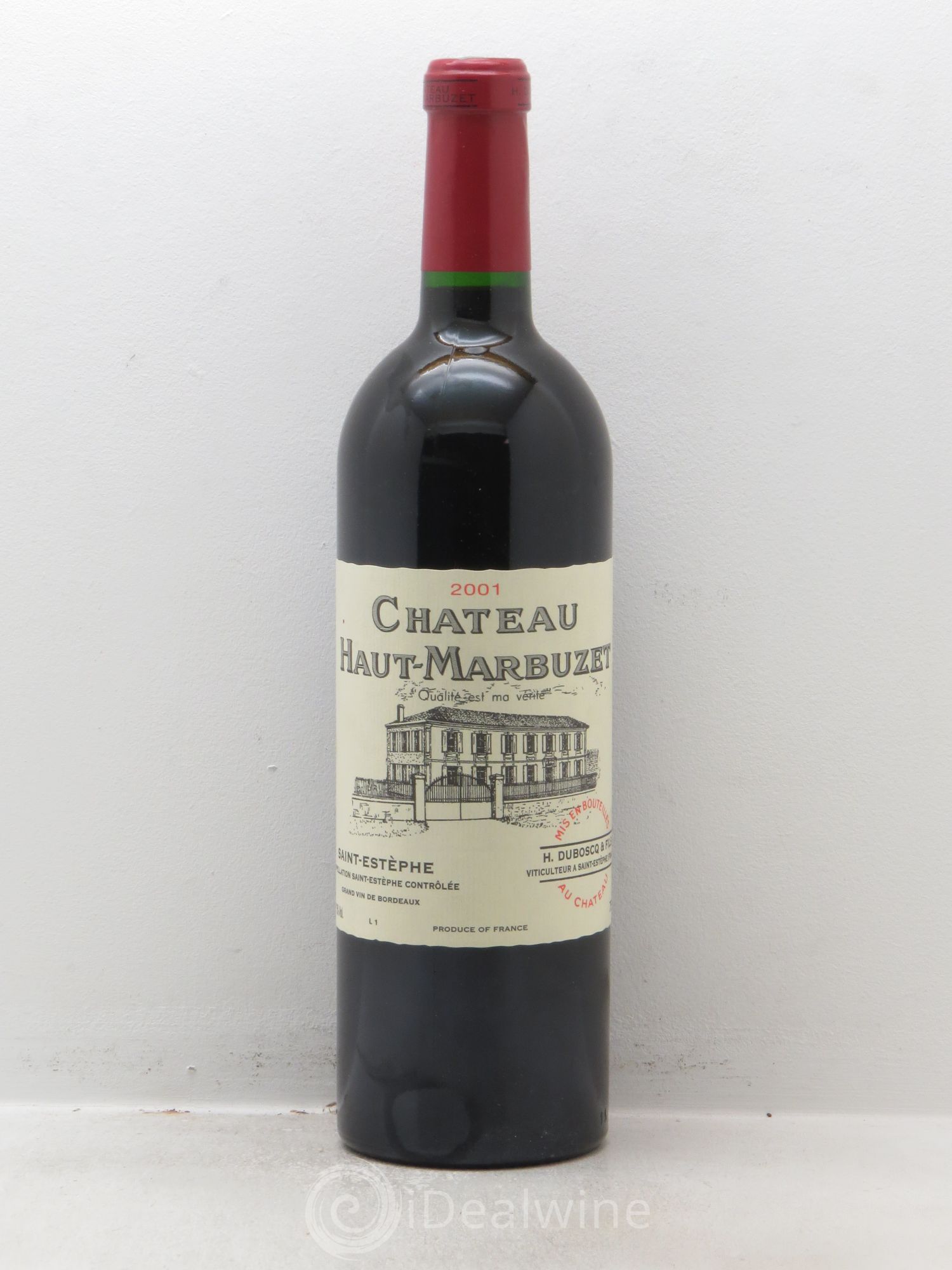 Château Haut Marbuzet 2001 - Lot de 6 bouteilles - 0