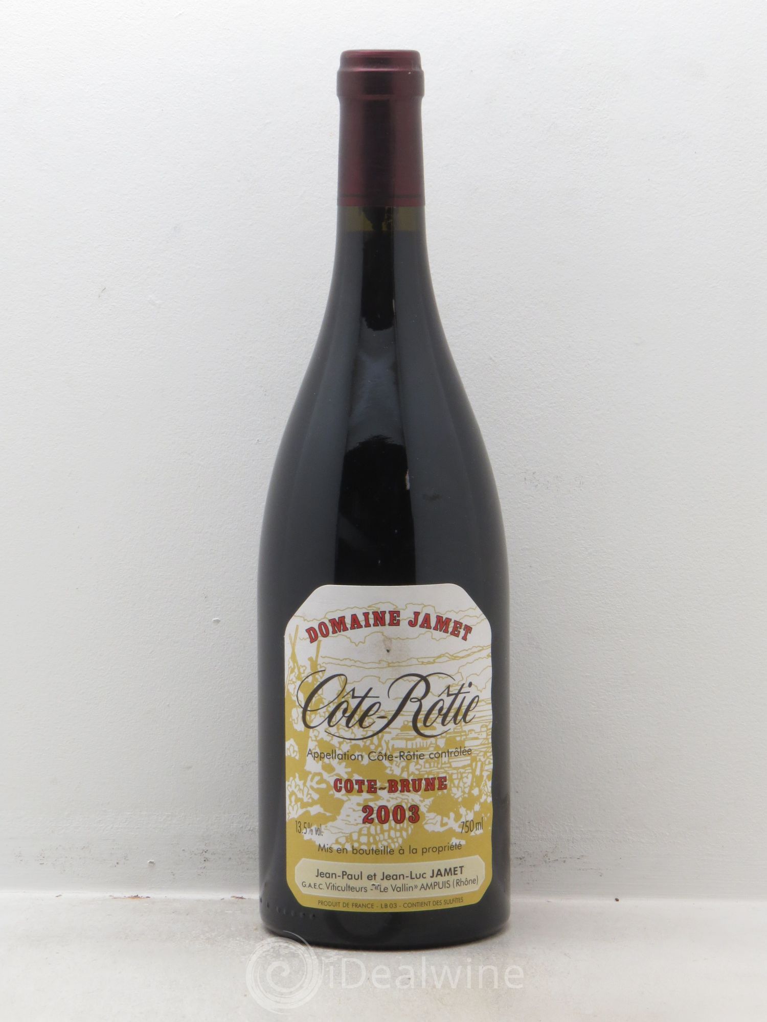 Côte-Rôtie Côte Brune Jamet (Domaine) 2003 - Lot de 1 bouteille - 0