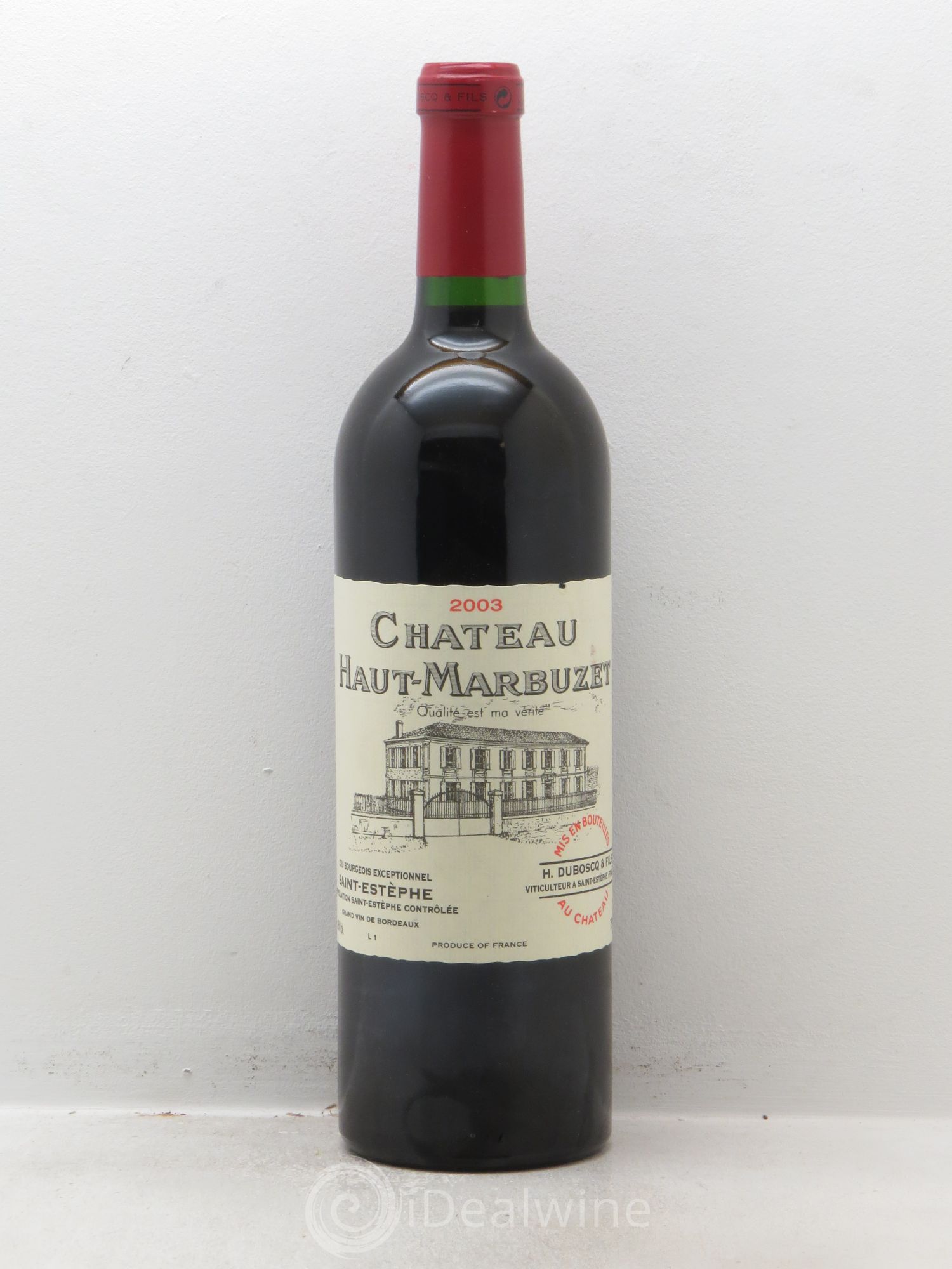 Château Haut Marbuzet 2003 - Lot de 6 bouteilles - 0