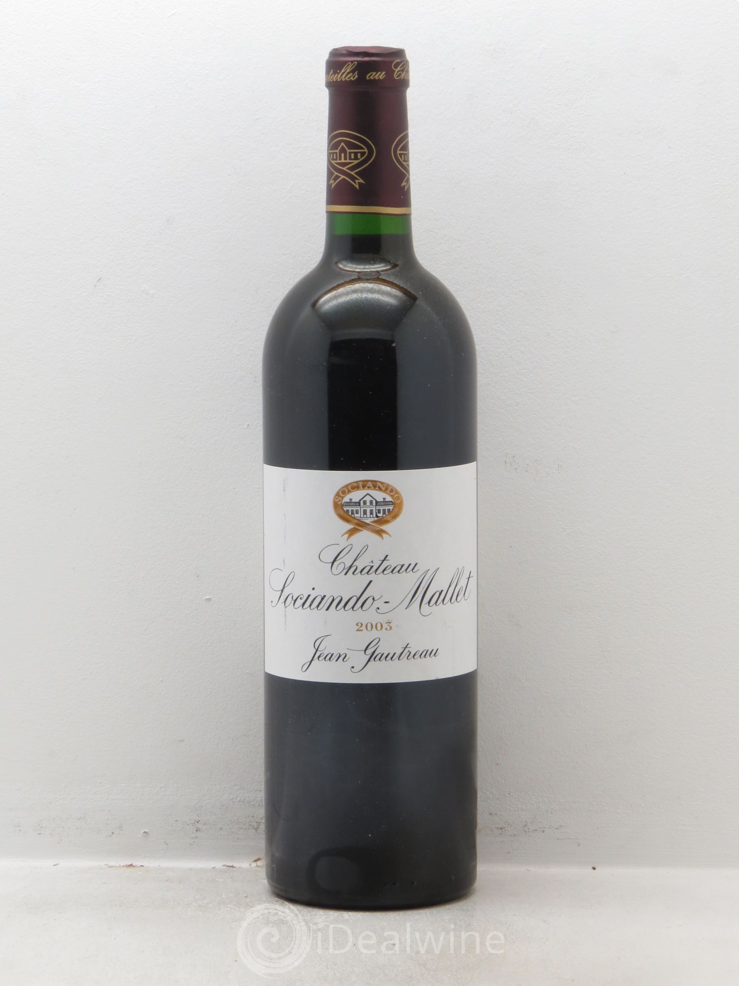 Château Sociando Mallet 2003 - Lot de 6 bouteilles - 0