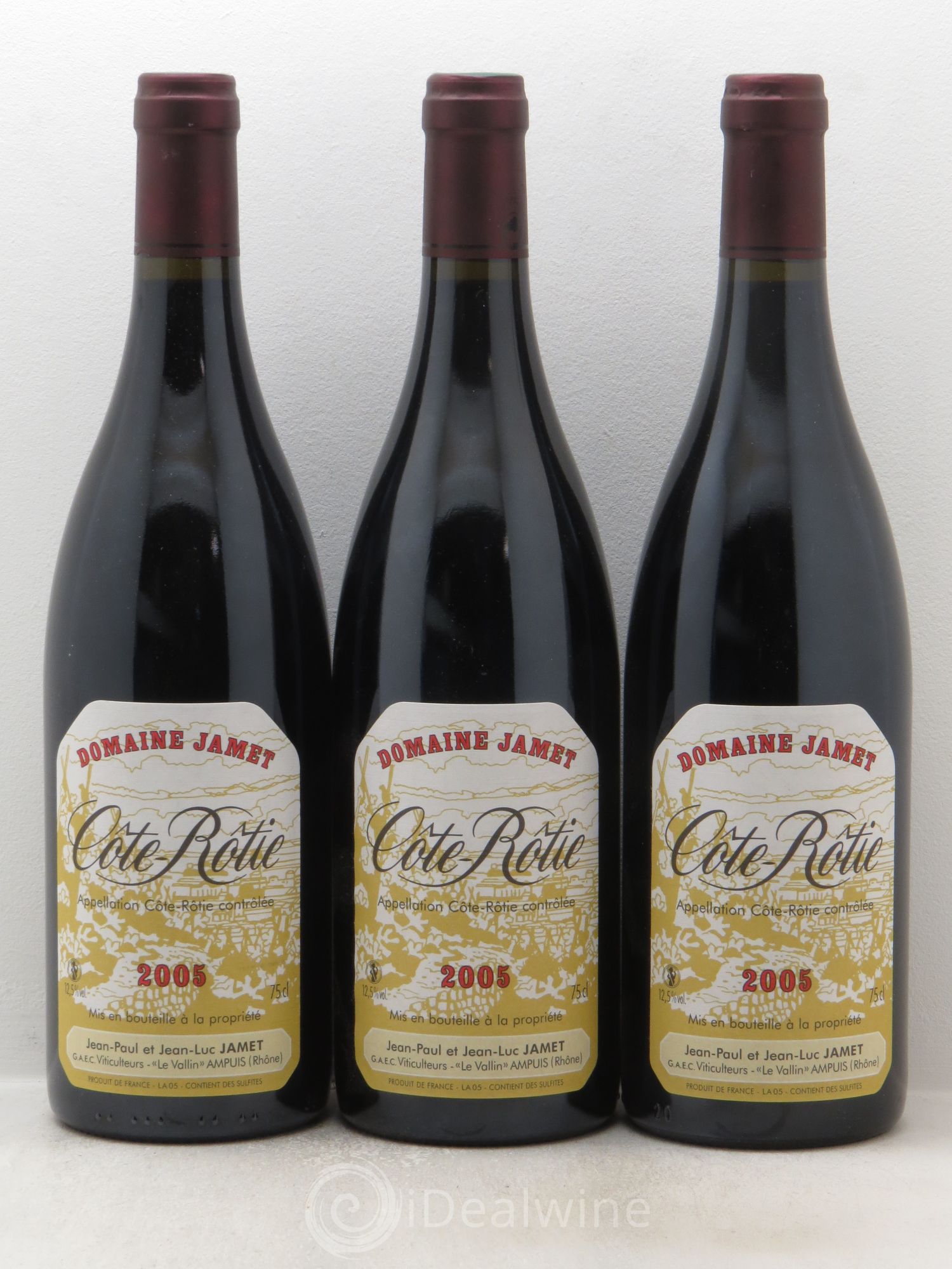 Côte-Rôtie Jamet (Domaine) 2005 - Lot de 3 bouteilles - 0